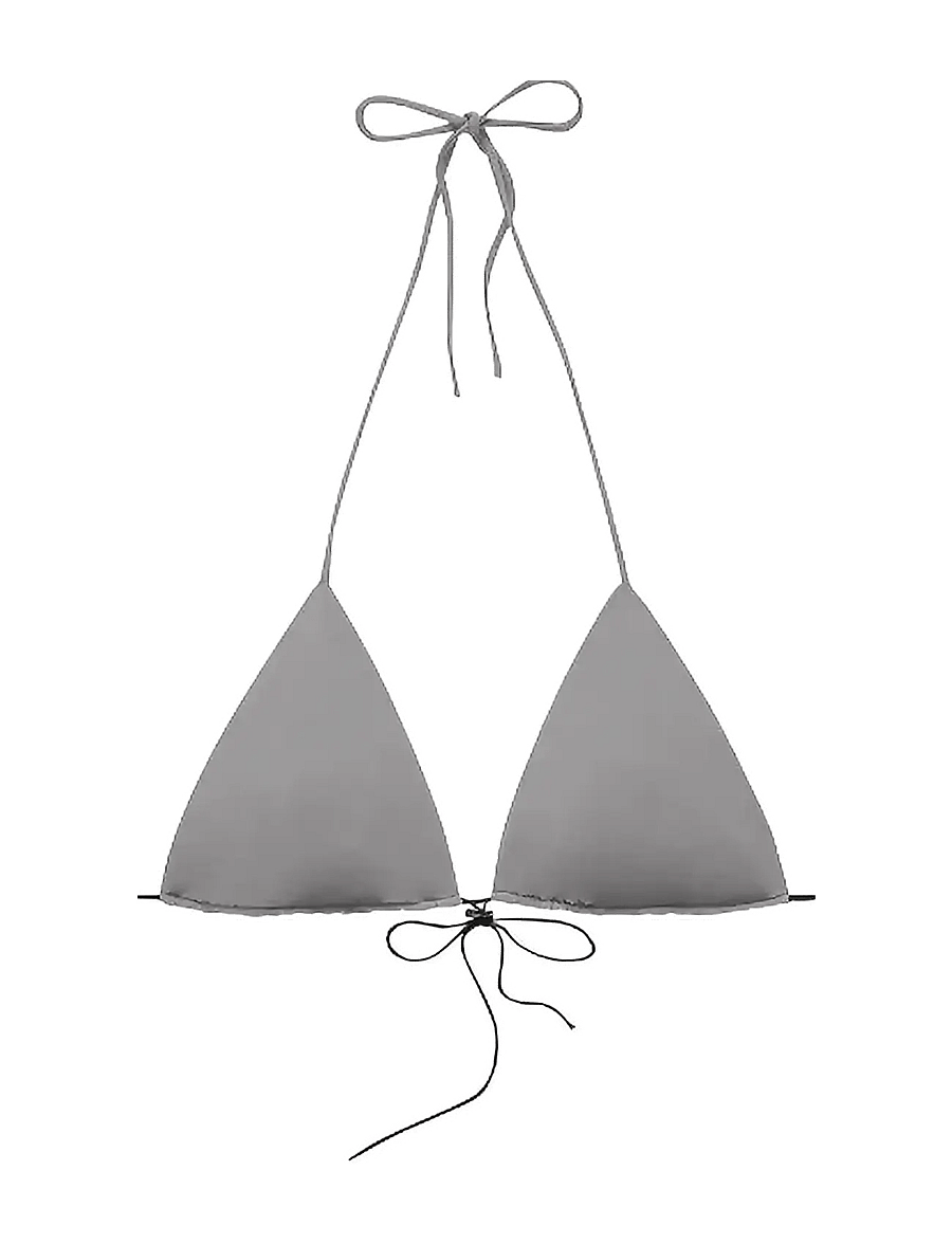AYA Label - The Pallas Top - dreieck-bikini-oberteile - oyster grey - 1