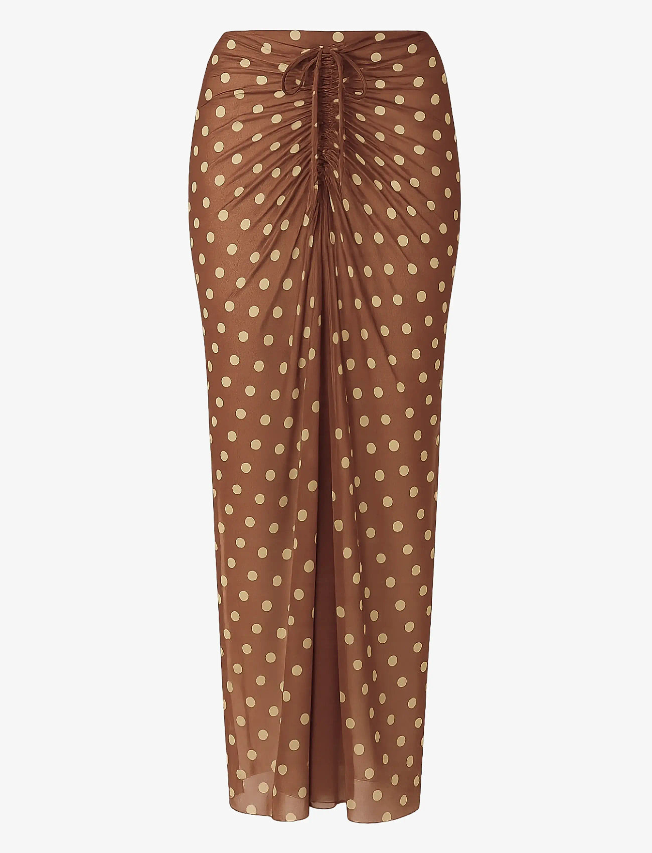 AYA Label - The Athena Skirt Mesh - strandtøj - polka - 1