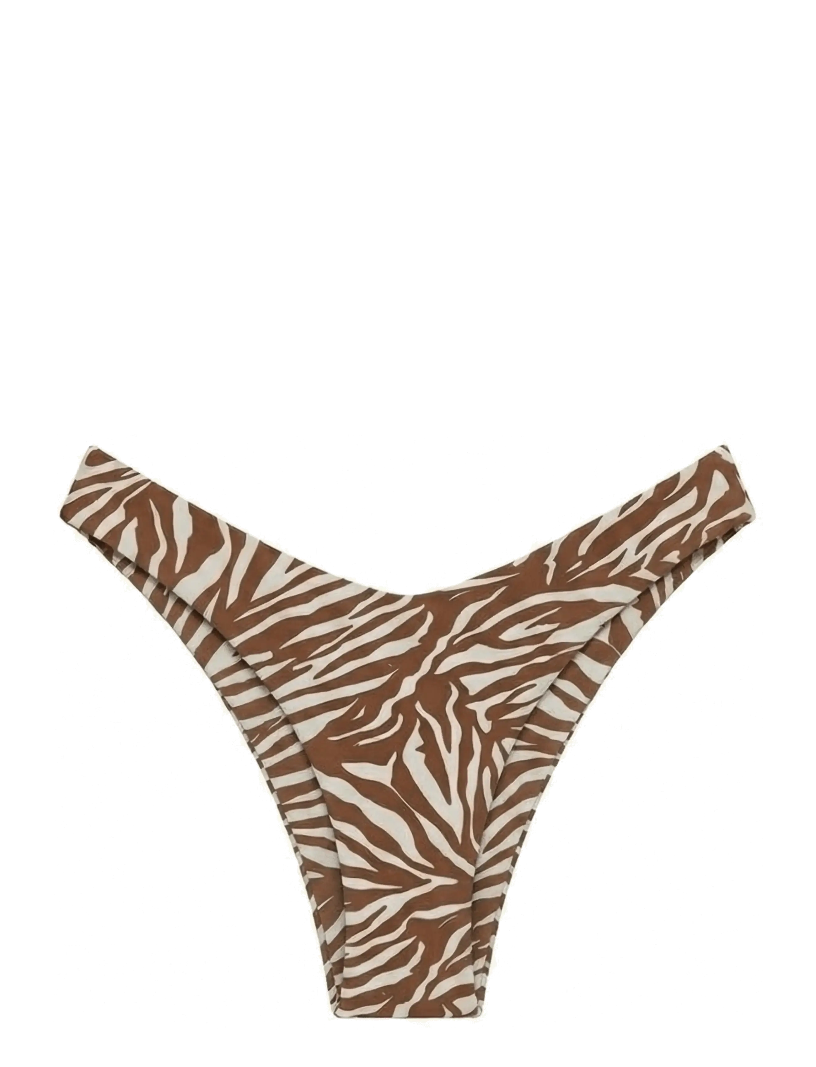 AYA Label The Aphrodite Bottom - Bademode - ZEBRA / brown
