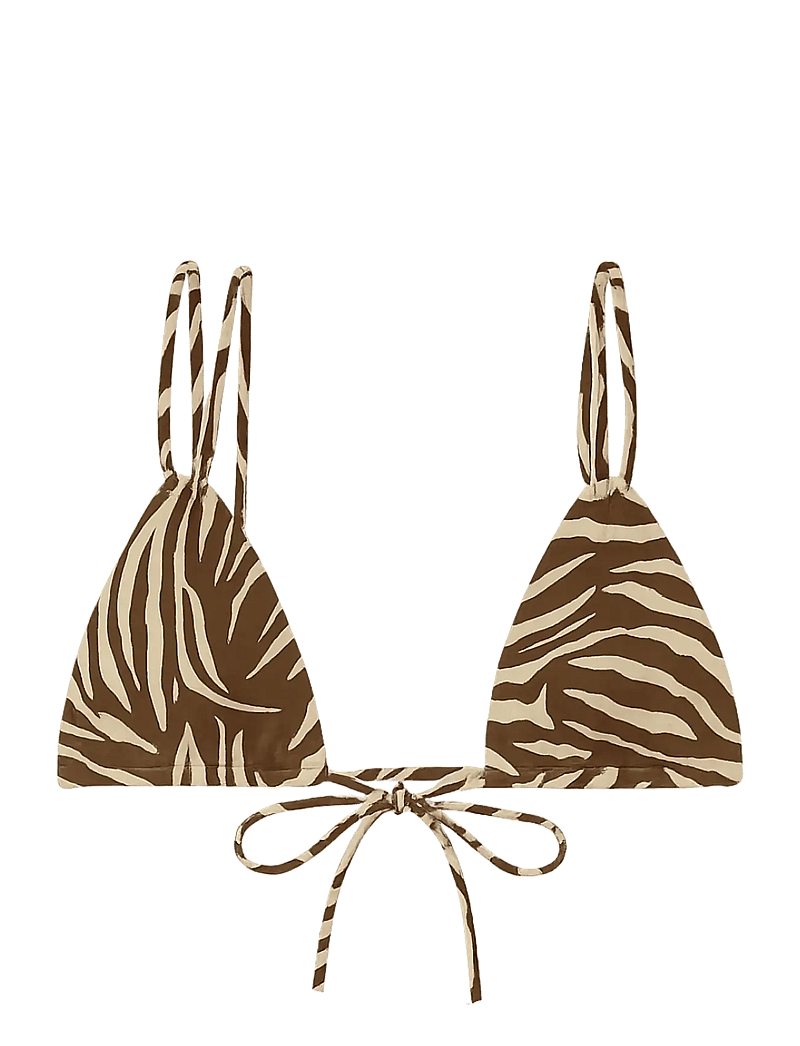 AYA Label - The Rhea Top - dreieck-bikini-oberteile - zebra - 1