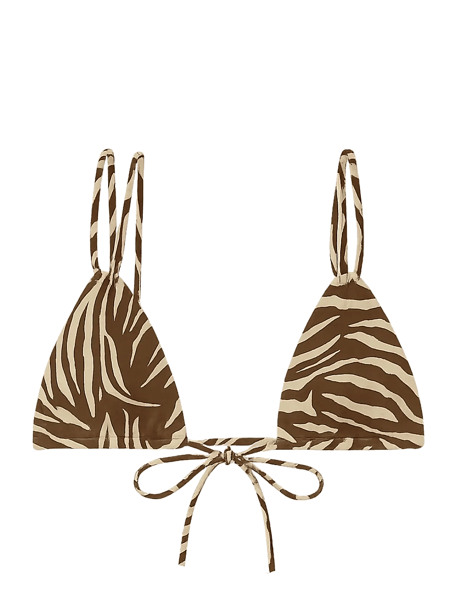 AYA Label - The Rhea Top - dreieck-bikini-oberteile - zebra - 1