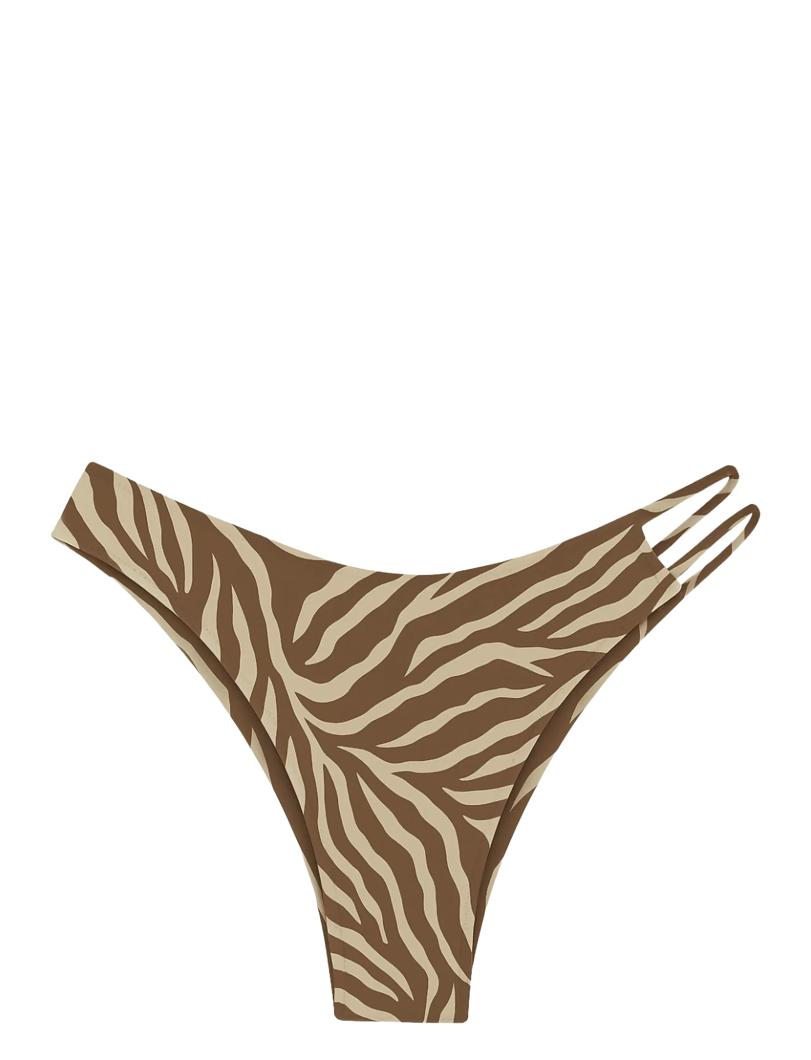 AYA Label The Rhea Bottom - Bademode - ZEBRA / brown