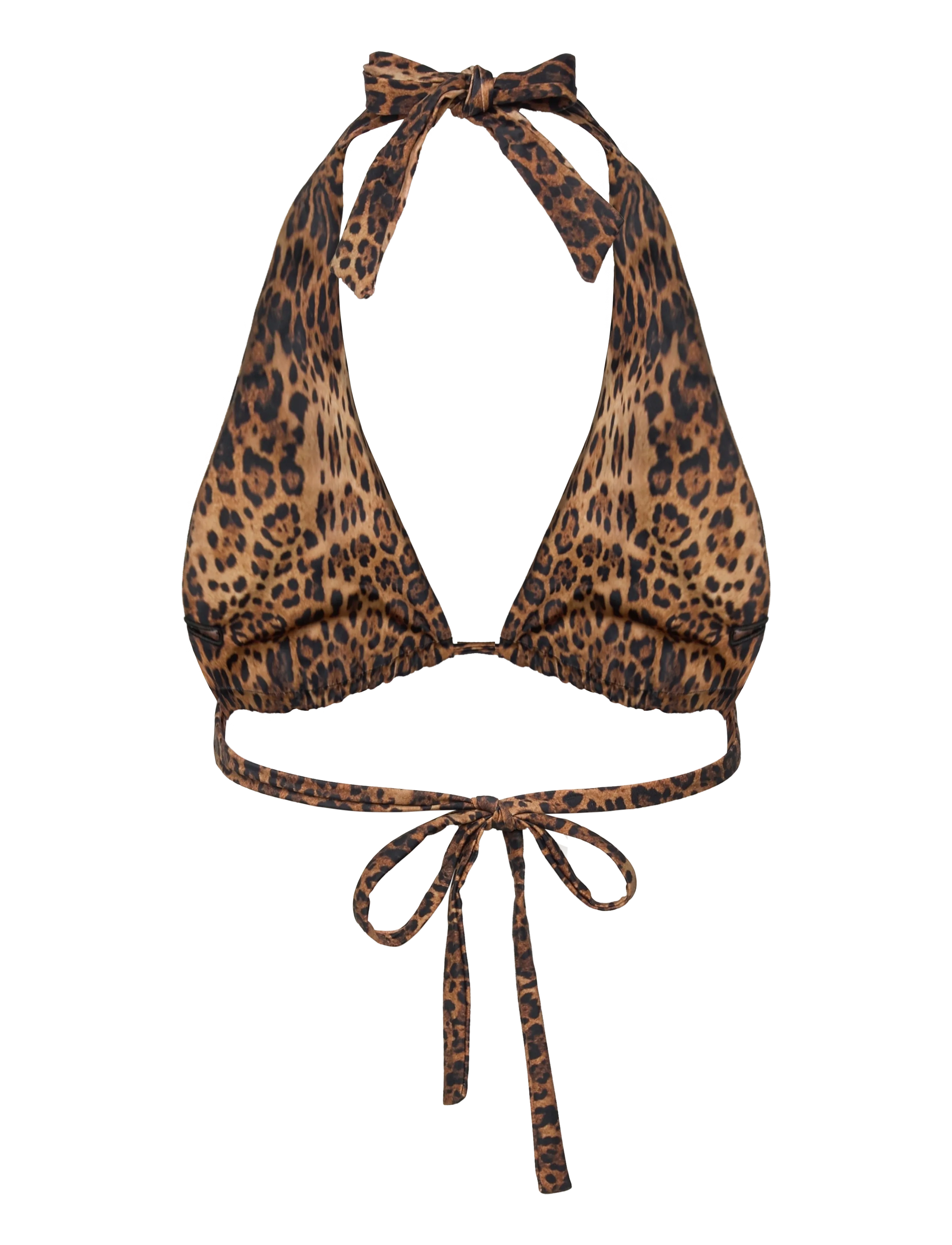 AYA Label - The Gaia Multi top - triangelformad bikinis - cheetah - 1