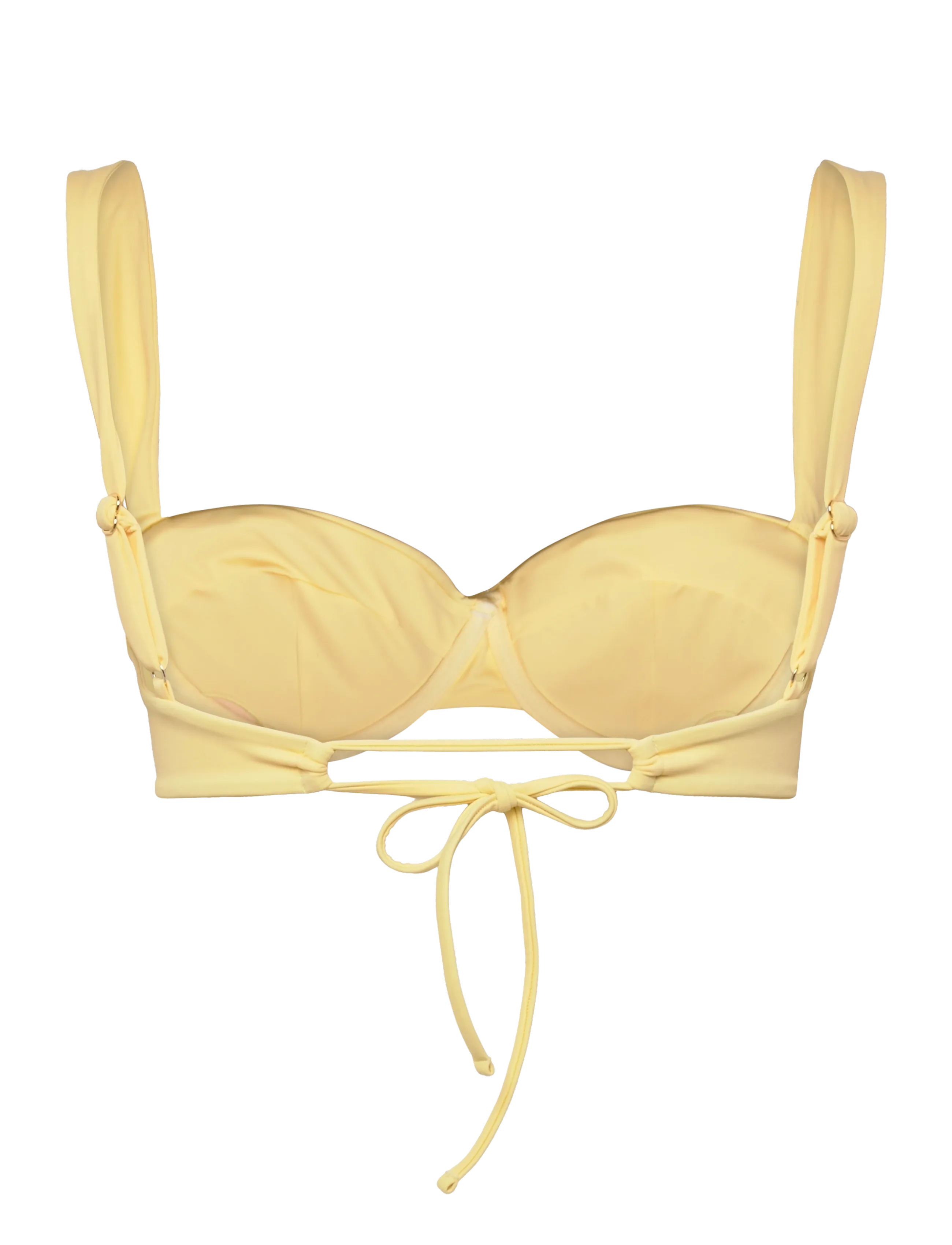AYA Label - The Clio Top - bikinitoppe med bøjle - butter yellow - 2