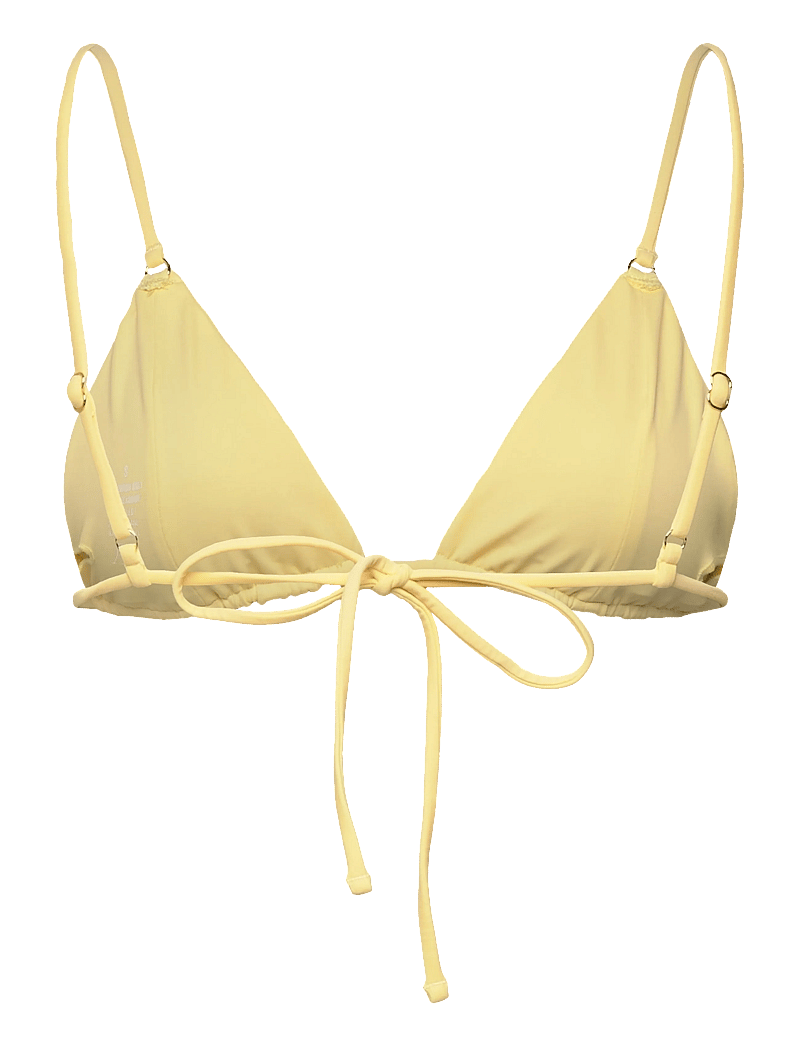 AYA Label - The Melia Top - bikinis med trekantform - butter yellow - 2