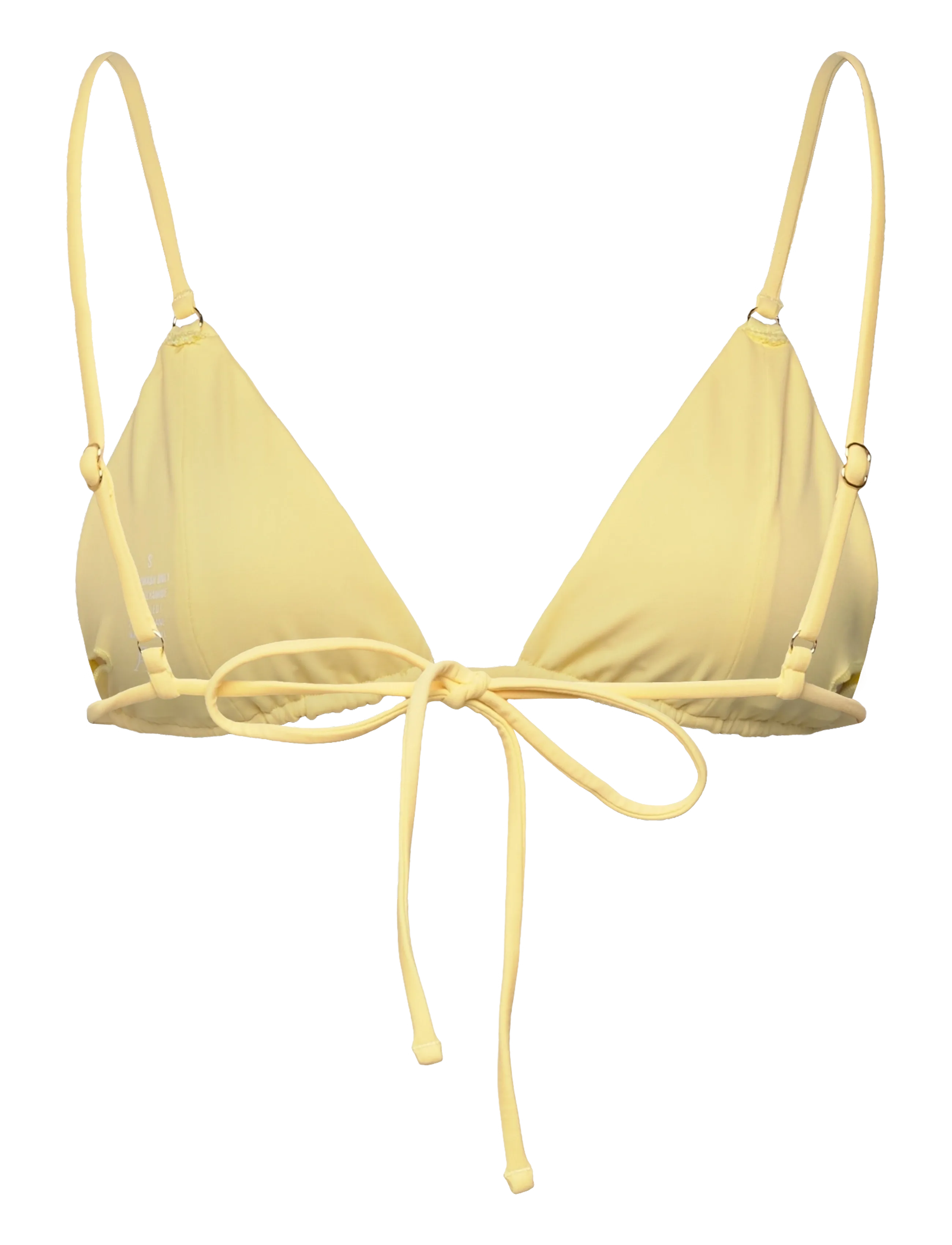 AYA Label - The Melia Top - trekantsbikinier - butter yellow - 2