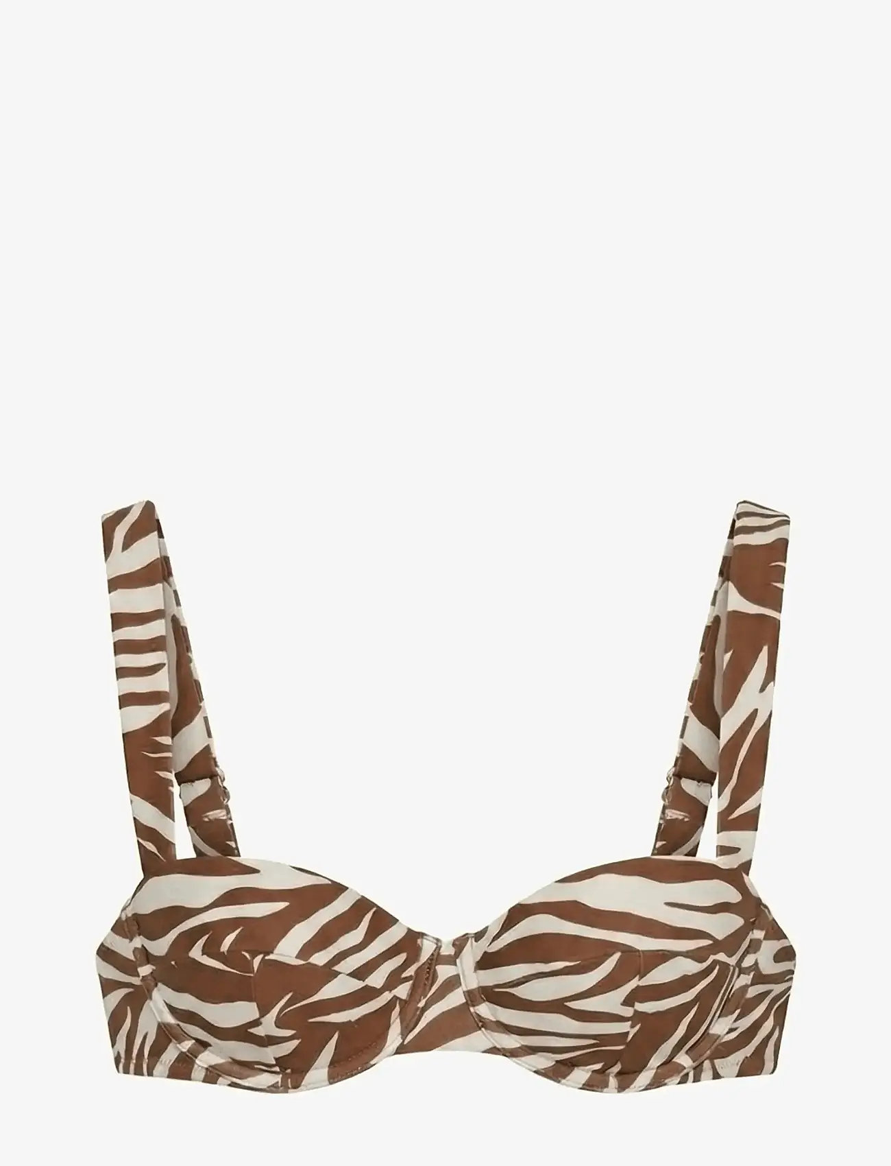 AYA Label - The Clio Top - bikinitoppar med bygel - zebra - 1