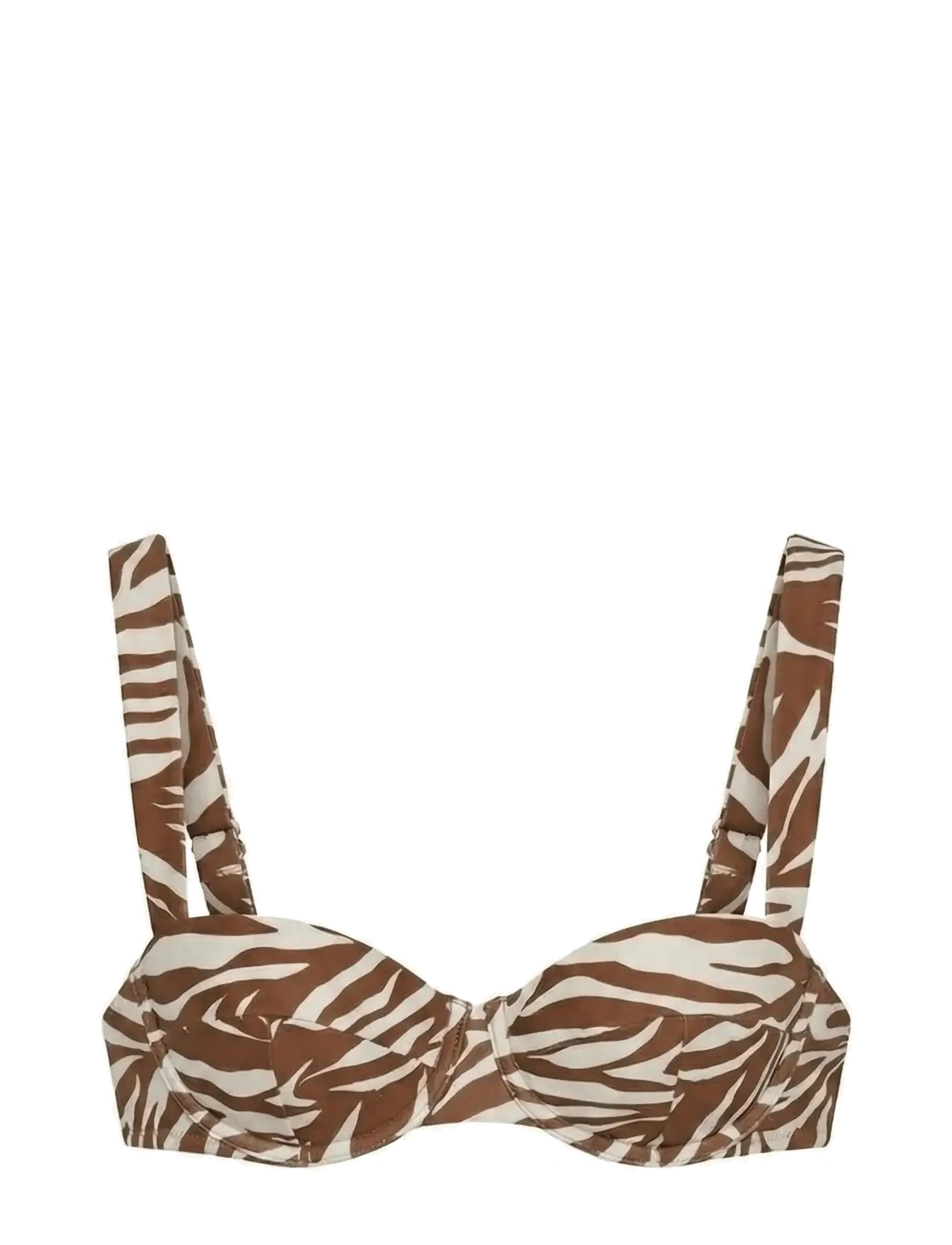 AYA Label The Clio Top - Bademode - ZEBRA / brown