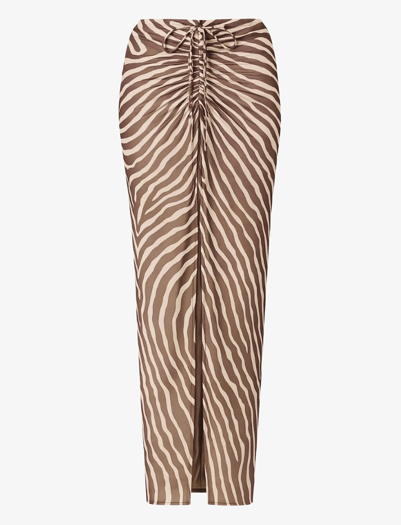 AYA Label - The Athena Skirt Mesh - strandtøj - zebra - 1