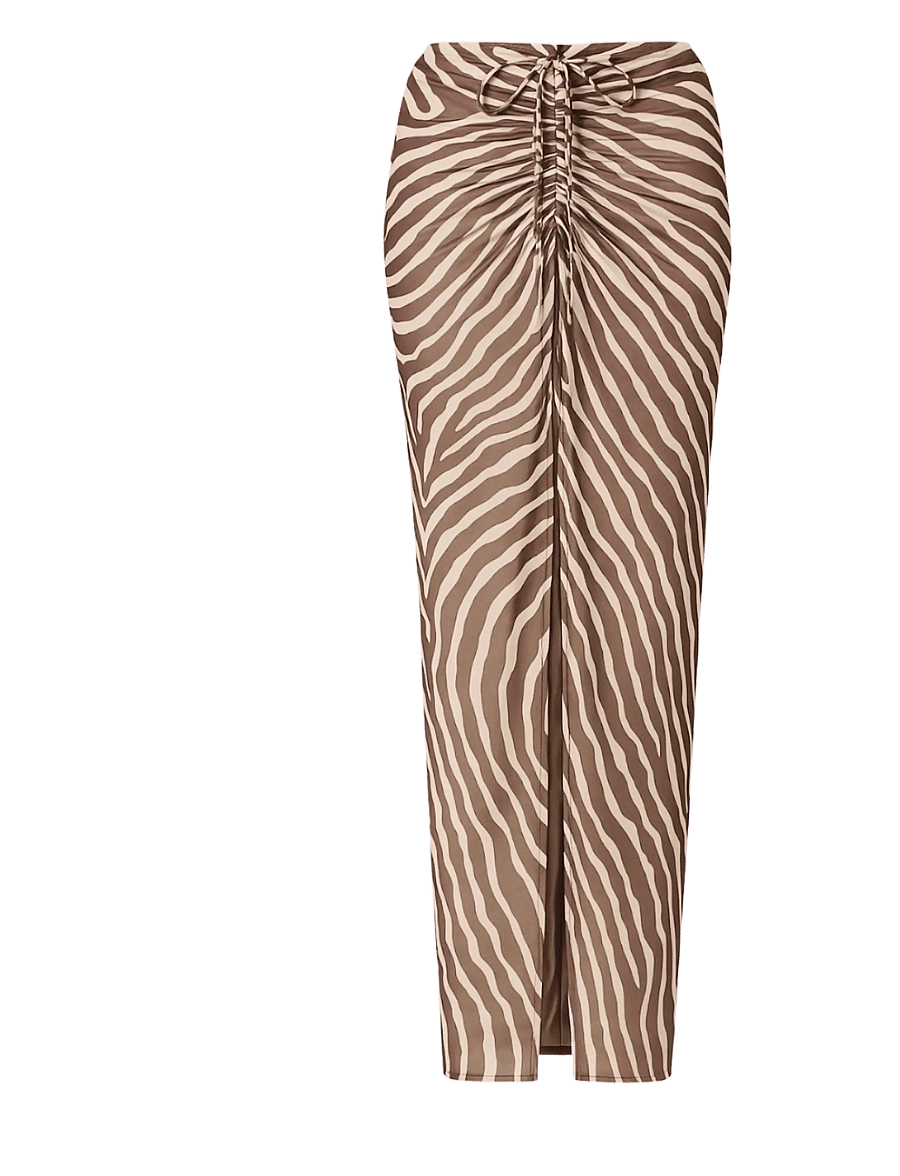 AYA Label - The Athena Skirt Mesh - strandmode - zebra - 1