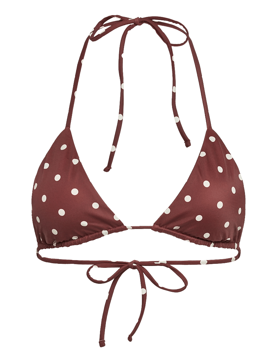 AYA Label - The Iris Top - bikinis med trekantform - polka - 1