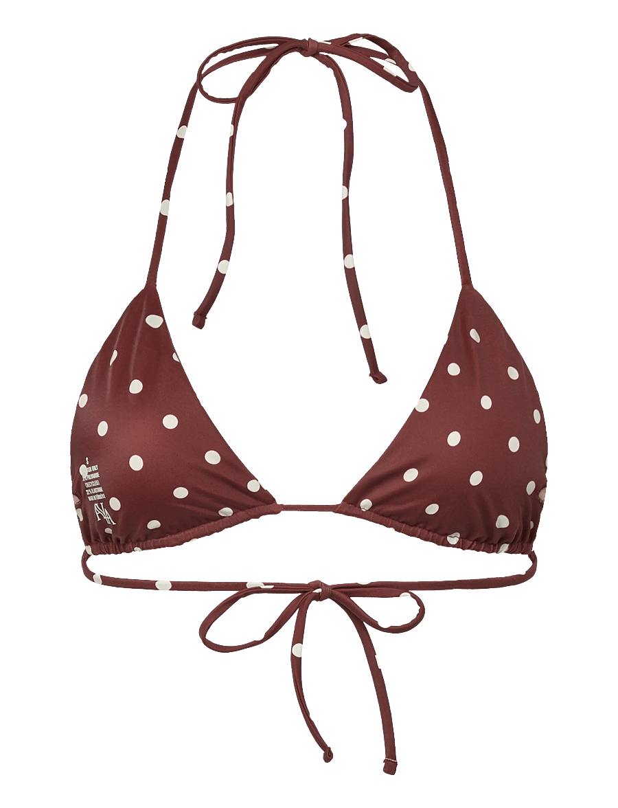 AYA Label - The Iris Top - bikinis med trekantform - polka - 2