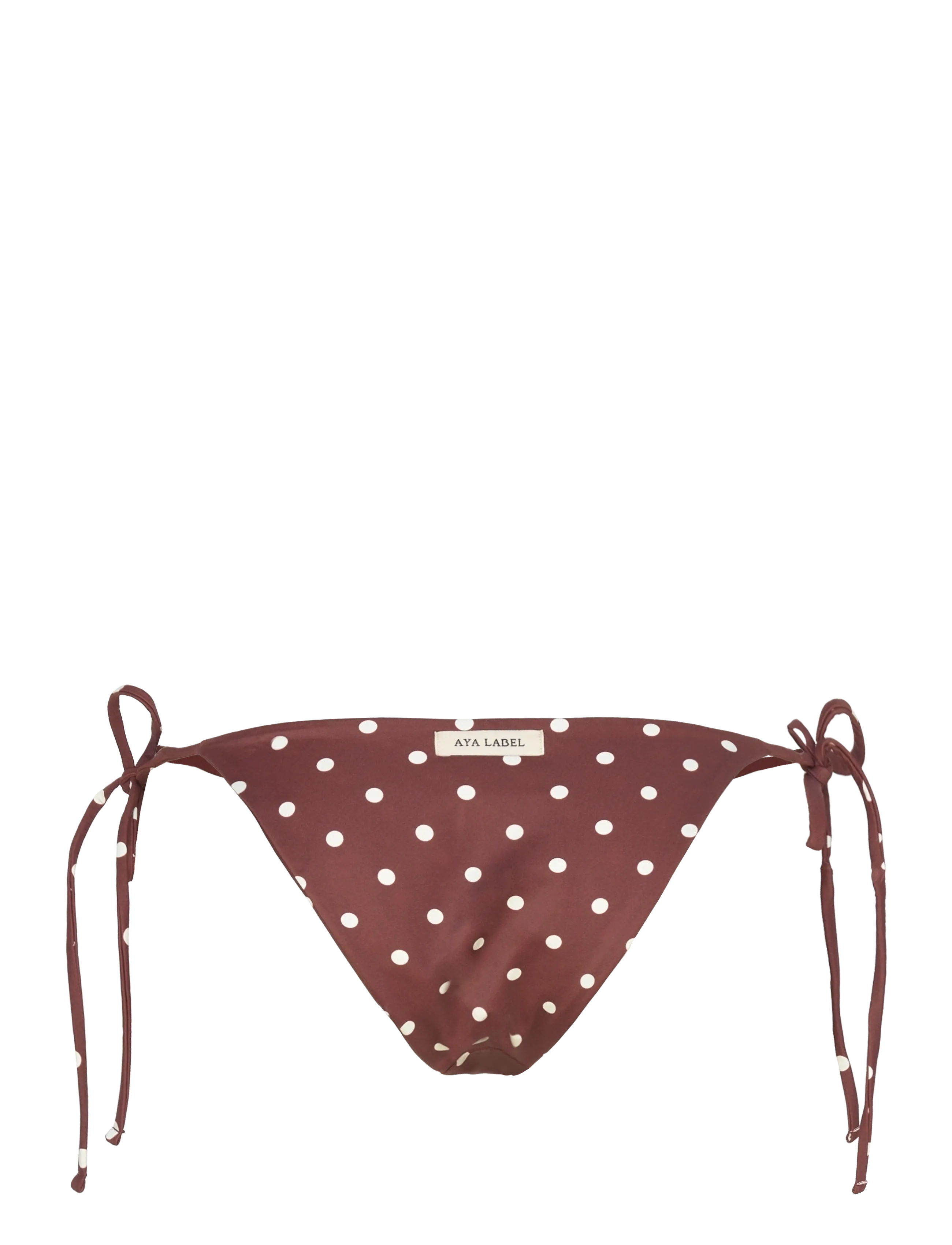 AYA Label - The Iris Bottom - küljele seotavad bikiinid - polka - 2