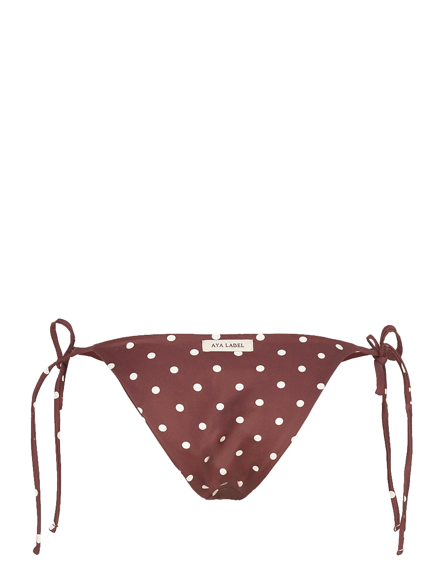AYA Label - The Iris Bottom - küljele seotavad bikiinid - polka - 2