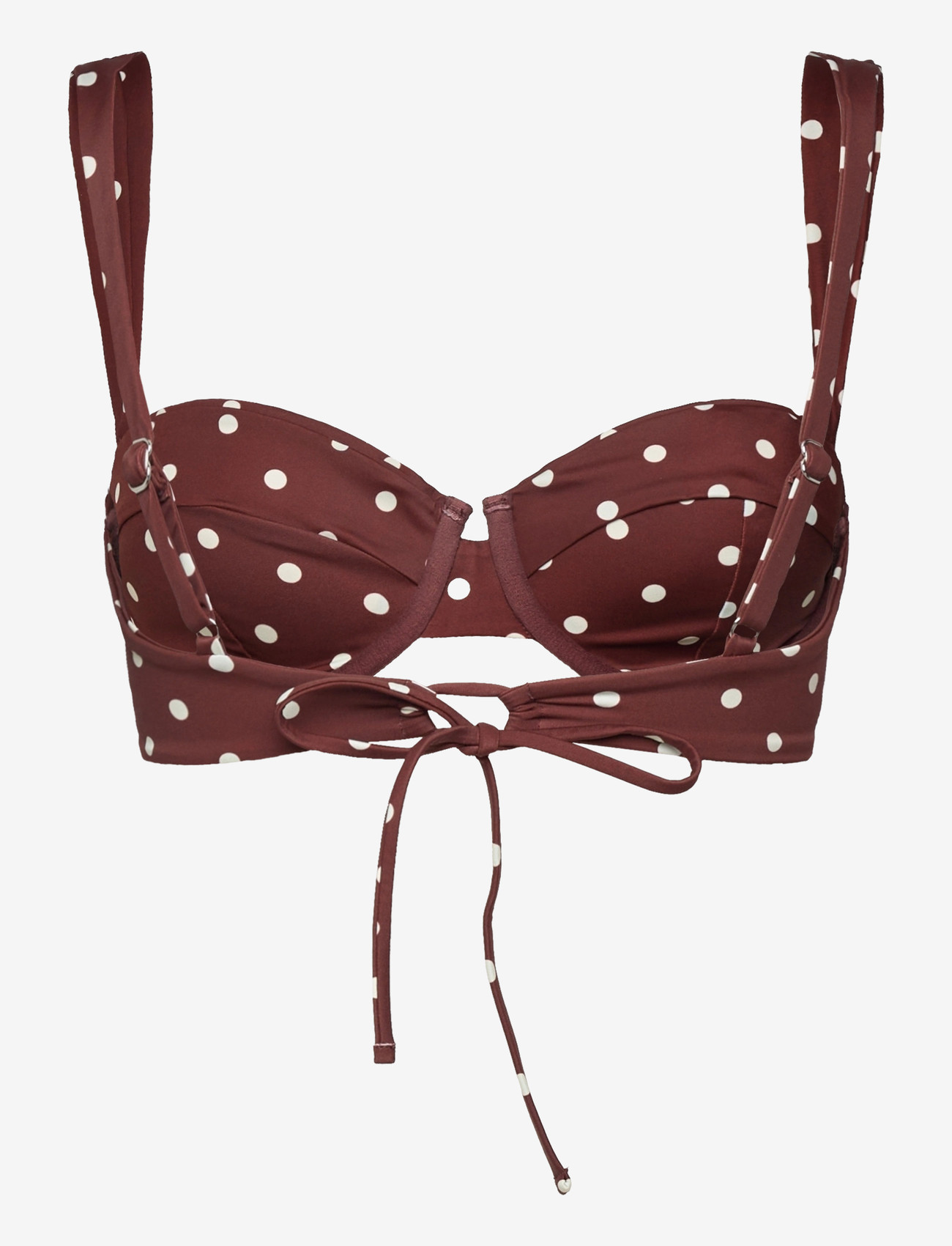 AYA Label - The Clio Top - bikinitoppe med bøjle - polka - 2