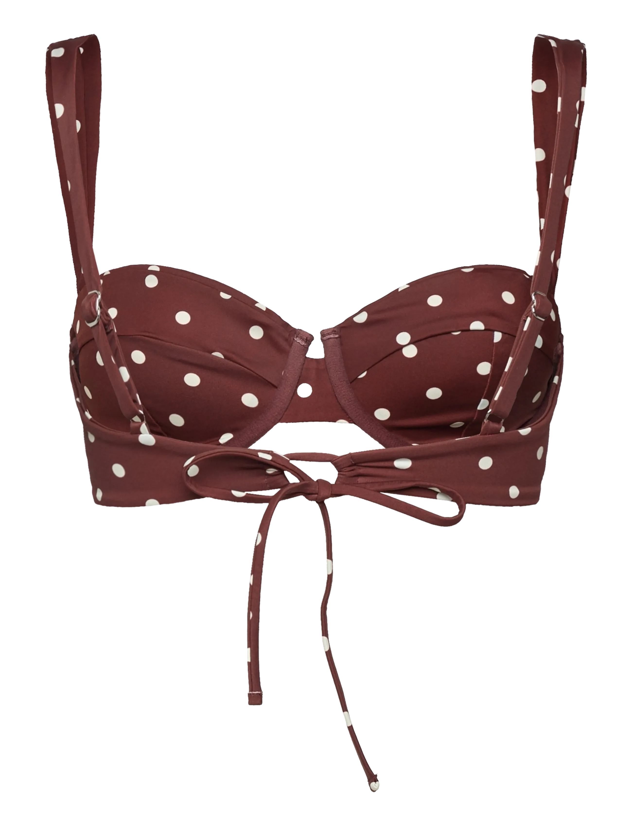 AYA Label - The Clio Top - bikinitoppar med bygel - polka - 2