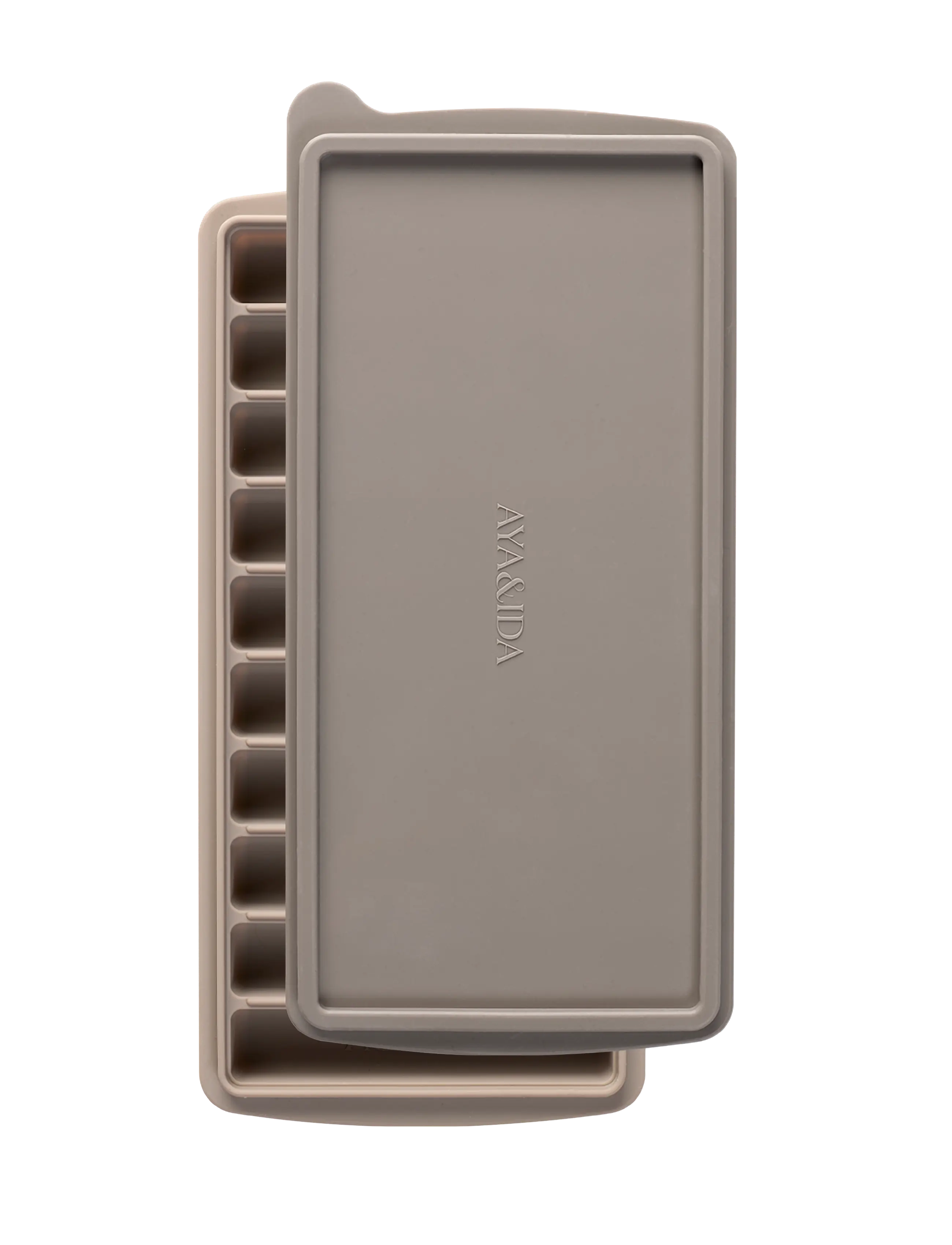 AYA&IDA Ice Cube Tray, Ice Bakke, Beige, Str: 23.5X 11X 2.5CM
