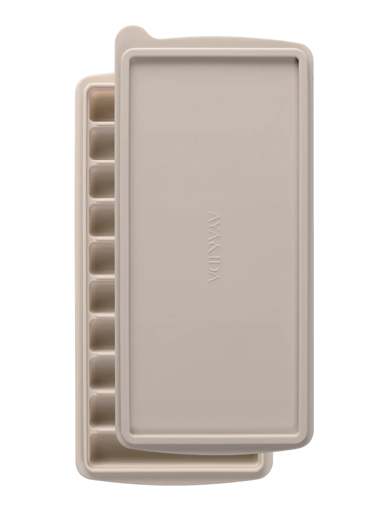 AYA&IDA Ice Cube Tray, Ice Bakke, Beige, Str: 23.5X 11X 2.5CM