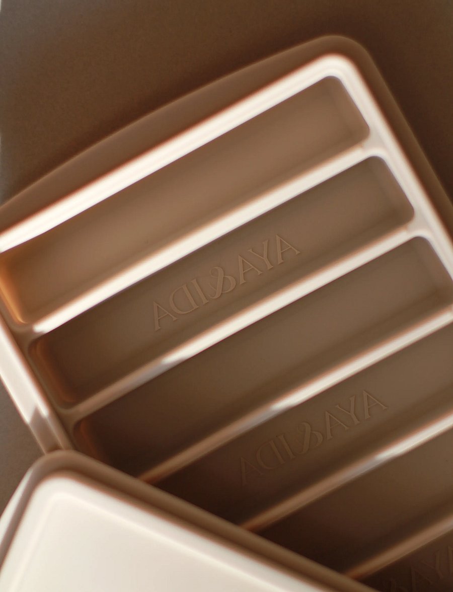 AYA&IDA - Ice Cube Tray - jääkuubikuvormid - cream beige - 3