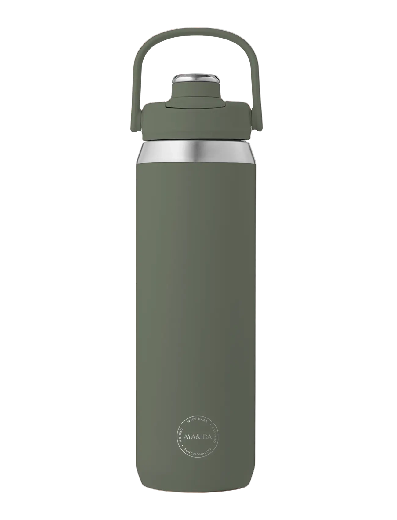 AYA&IDA Sports Bottle, Water Bottles, Kakigrøn, Str: 700 ML