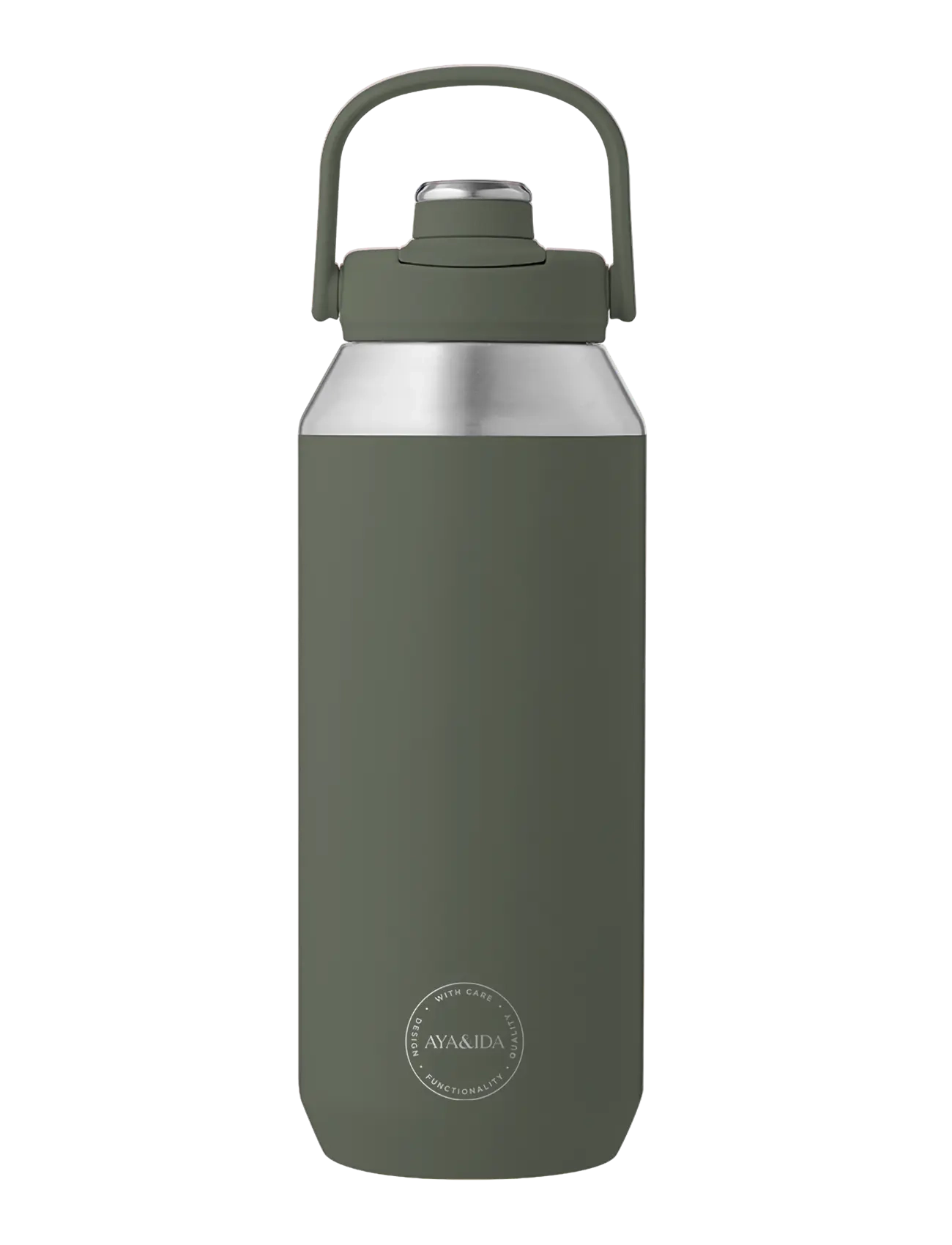 AYA&IDA Sports Bottle - Water bottles - TROPICAL GREEN / khaki/green