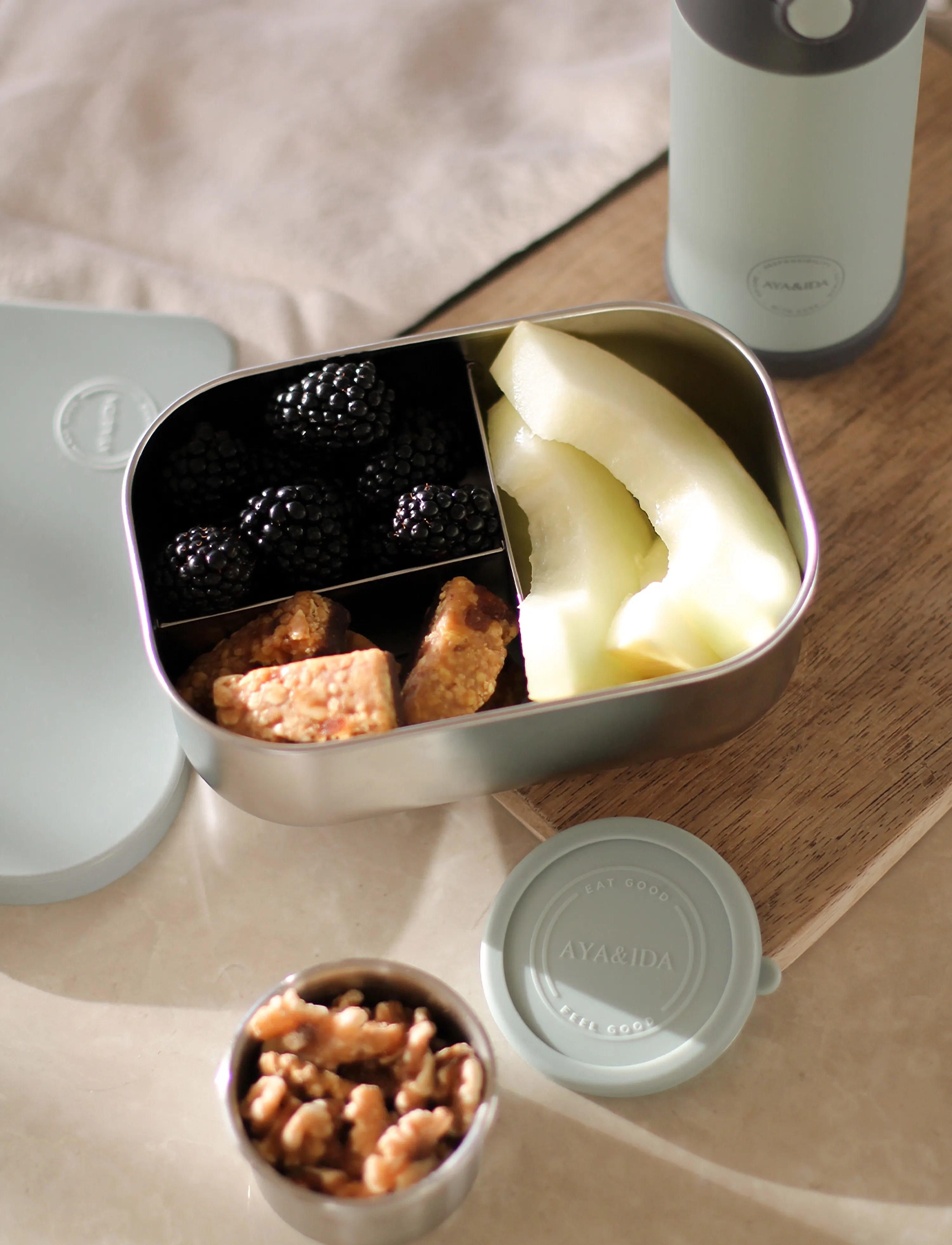 AYA&IDA Lunch Box, 900 ml, Kitchen Storage, Grün - Boxes, Homeware