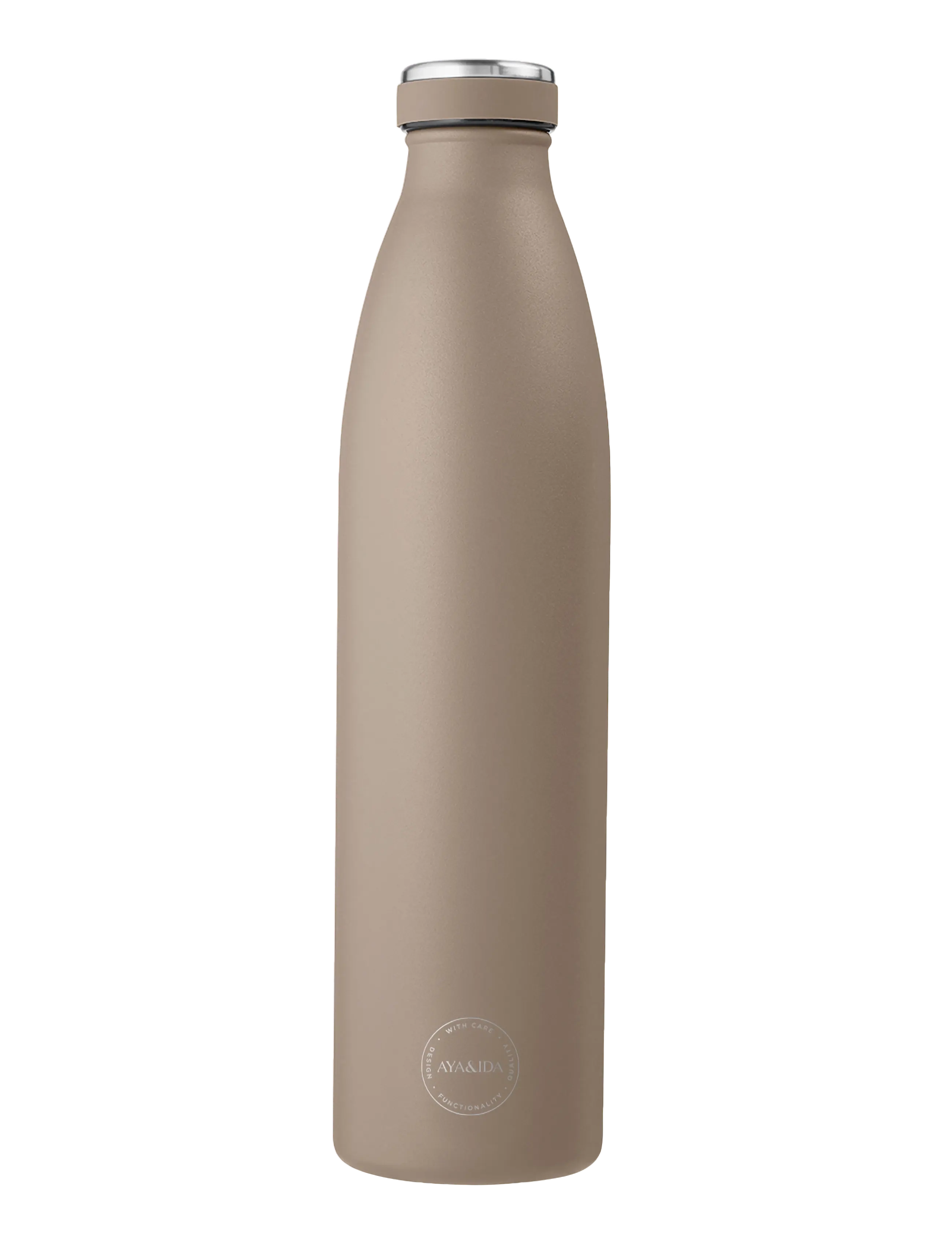 AYA&IDA Drinking Bottle, Water Bottles, Brun, Str: 1000 ML