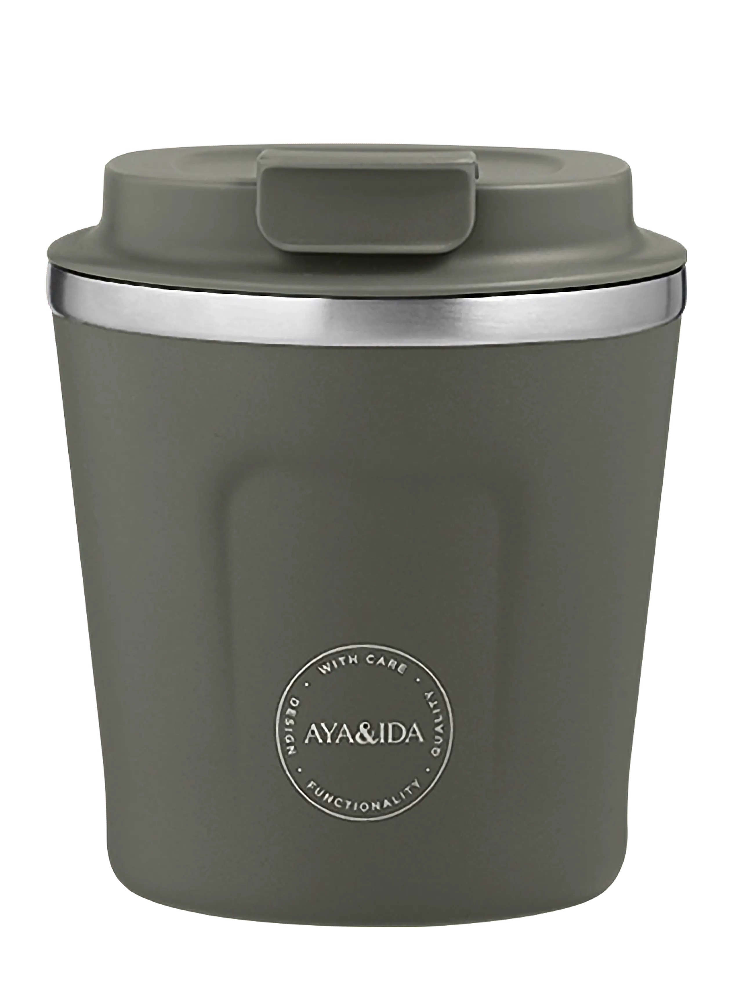 AYA&IDA CUP2GO - Thermostassen - TROPICAL GREEN / khaki/green