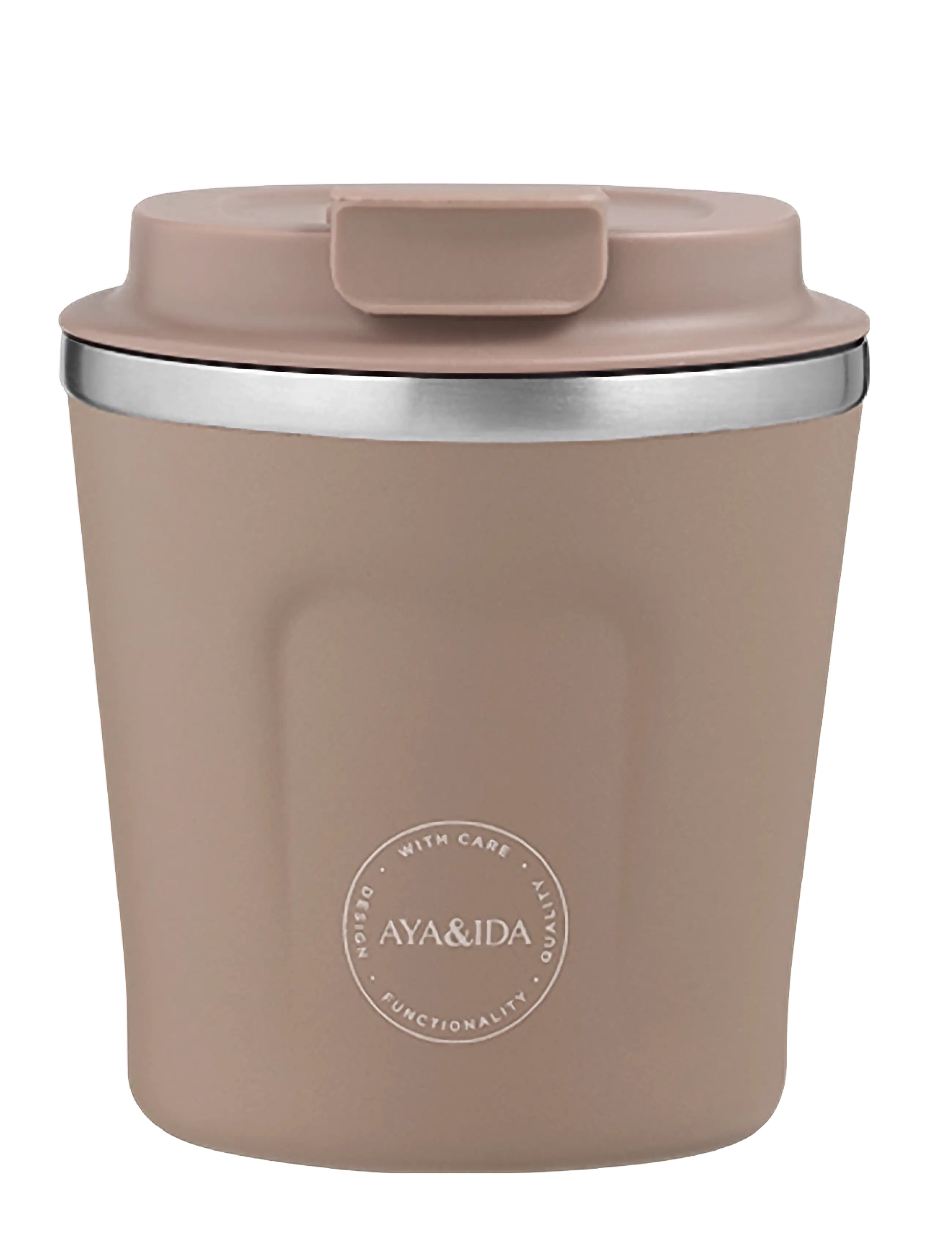 AYA&IDA CUP2GO - Thermostassen - DUSTY BROWN / beige