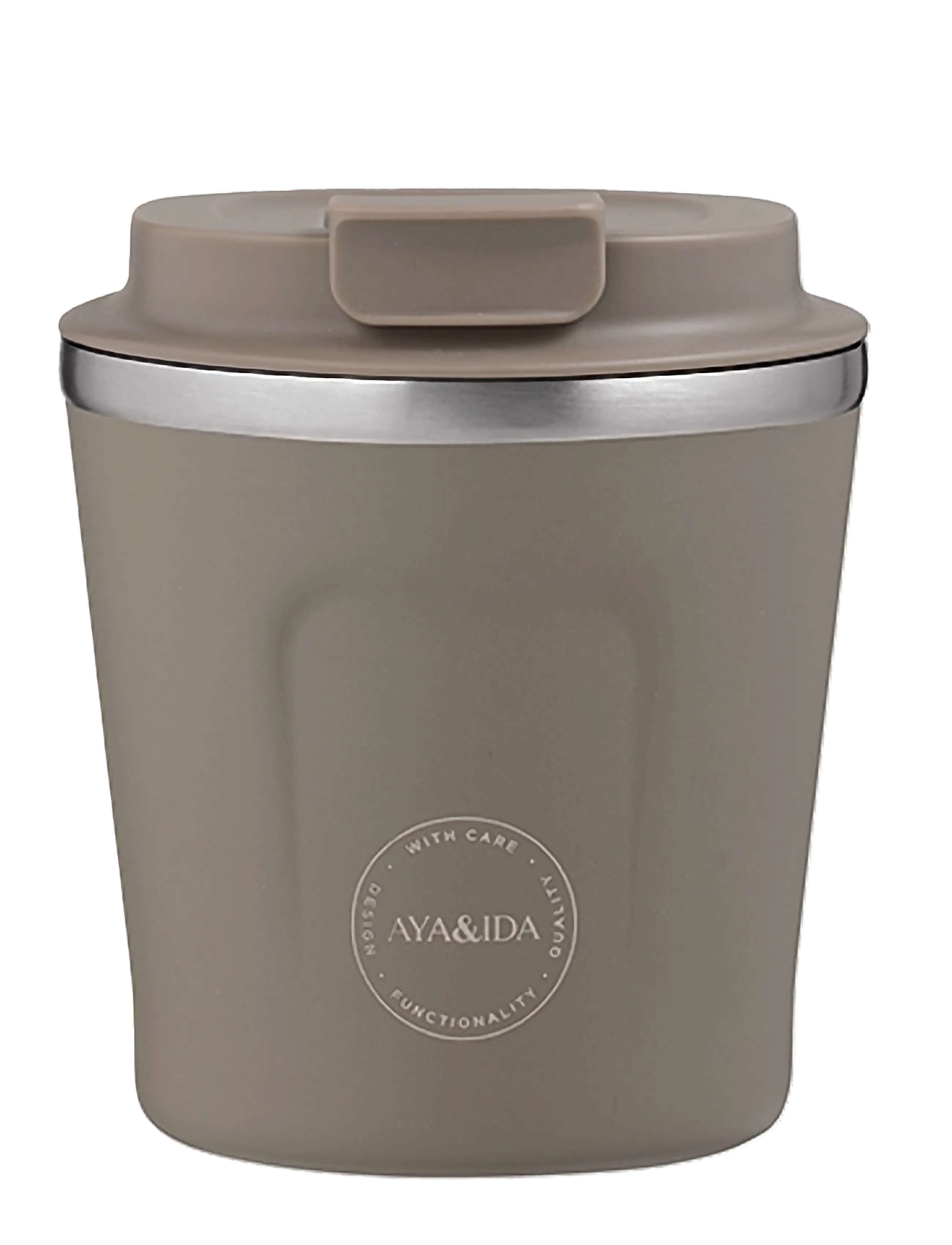 AYA&IDA CUP2GO - Thermostassen - DRIFTWOOD / beige