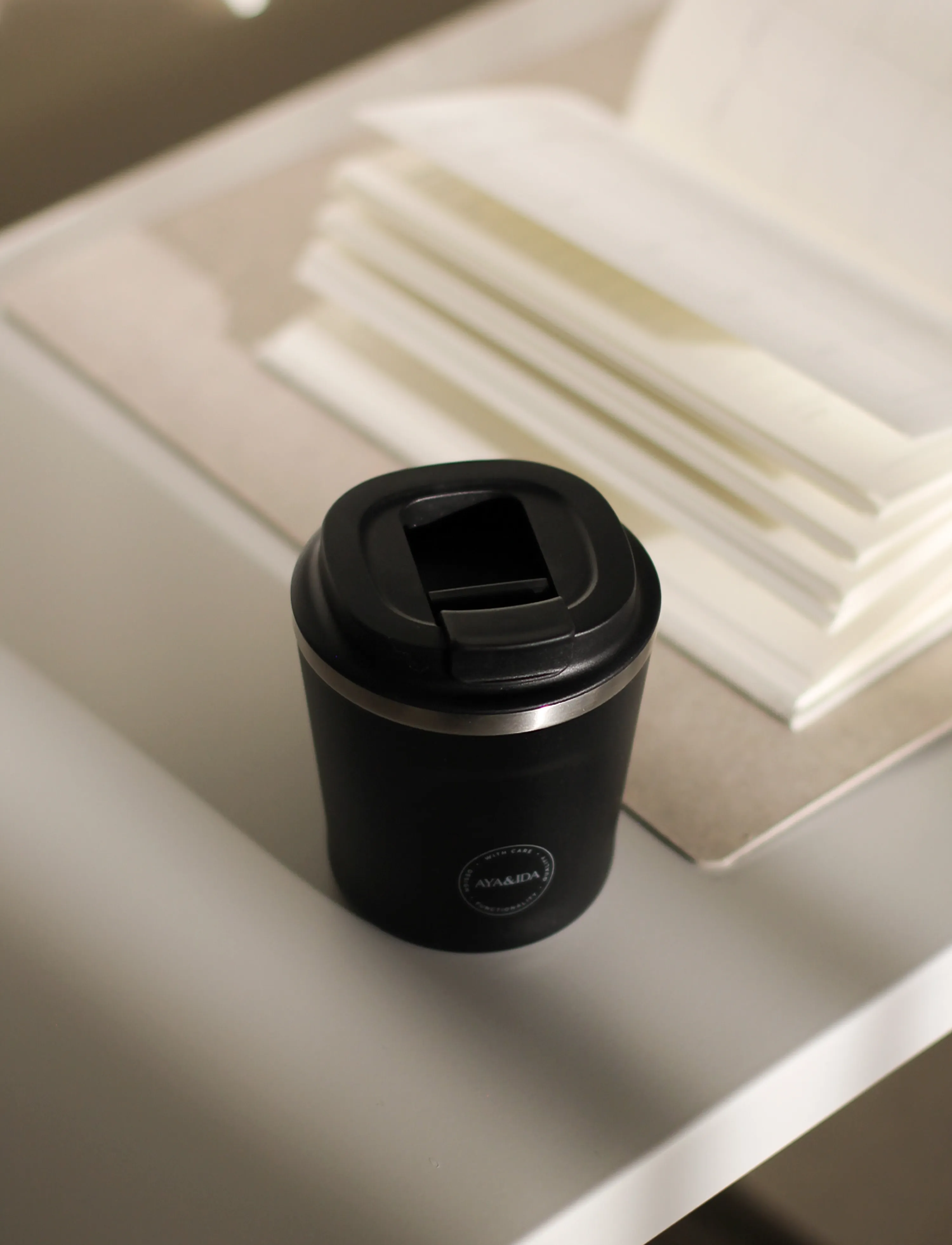 AYA&IDA - CUP2GO - matte black - 2