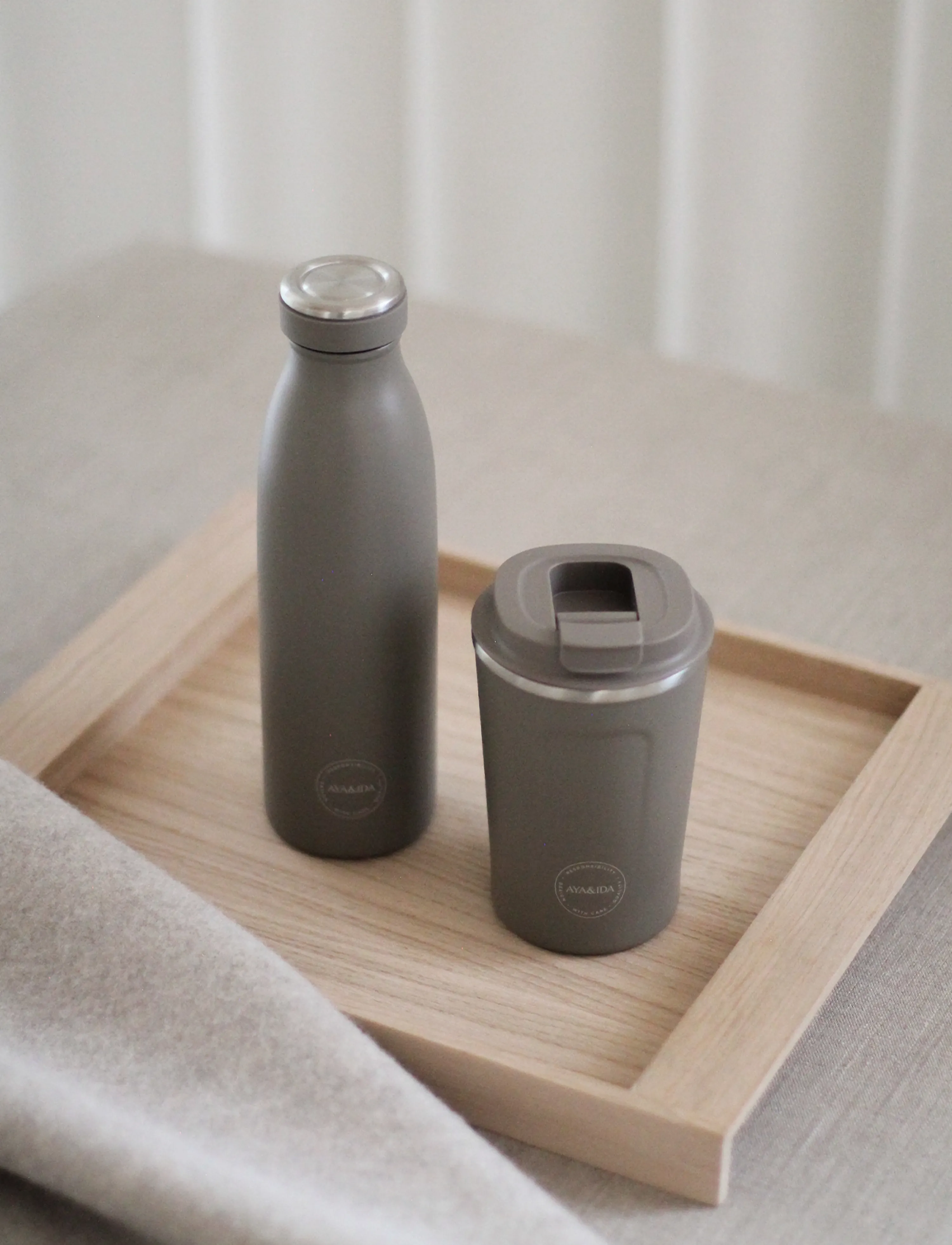 AYA&IDA Drinking Bottle, 500 ml, Kitchen, Braun - Water Bottles, Kinder