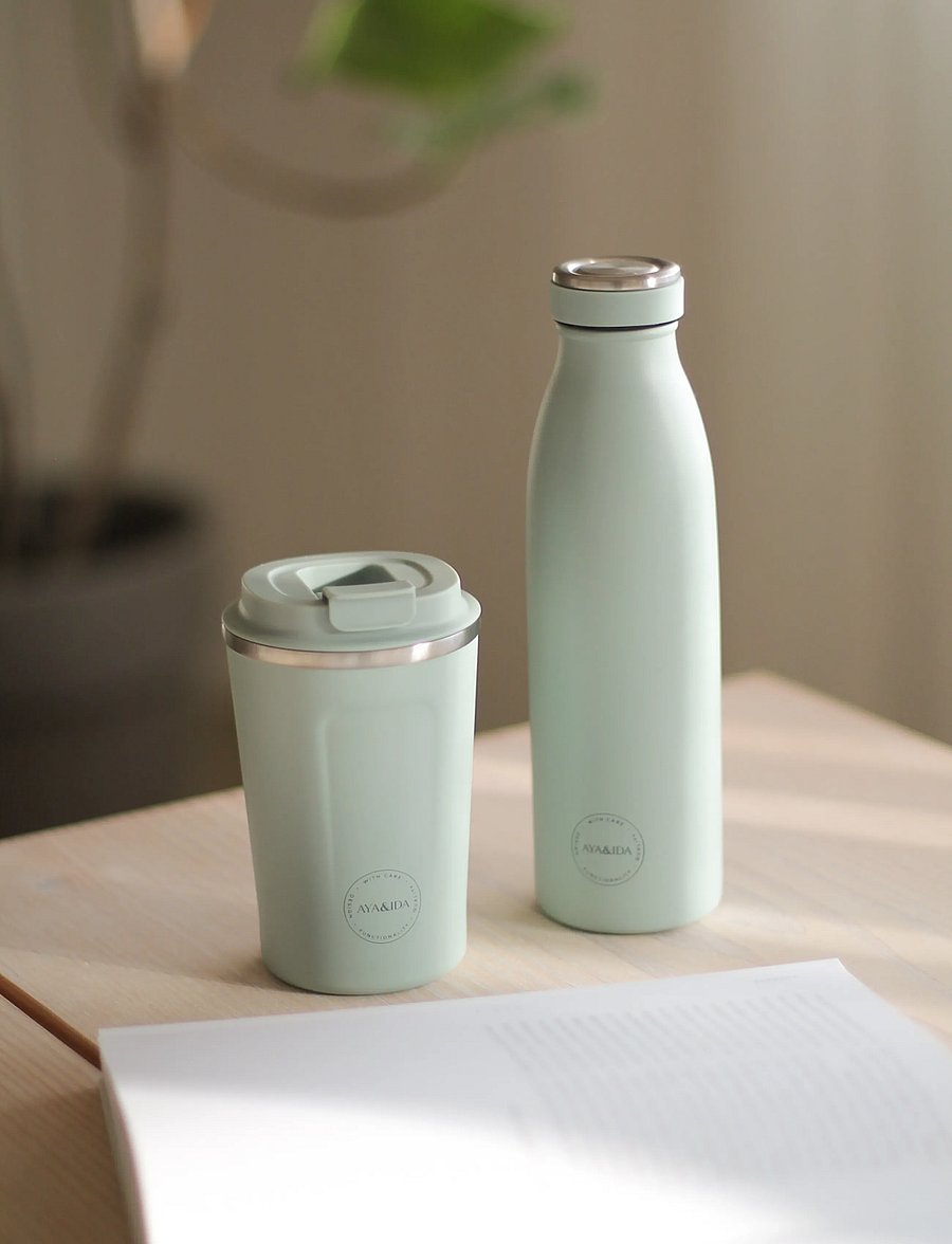 AYA&IDA - CUP2GO - thermostassen - mint green - 0