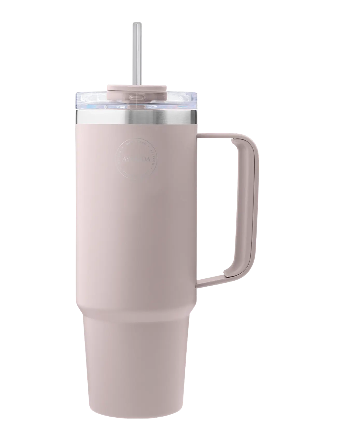AYA&IDA Thermo Cup With Straw, Thermal Kop, Pink, Str: 885 ML