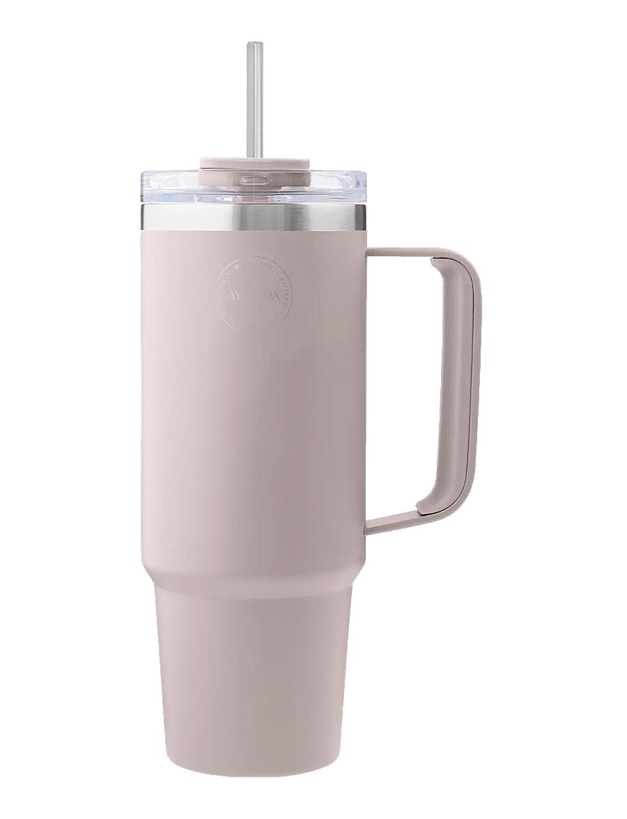 AYA&IDA - Thermo Cup with Straw - termostassid - soft rose - 1
