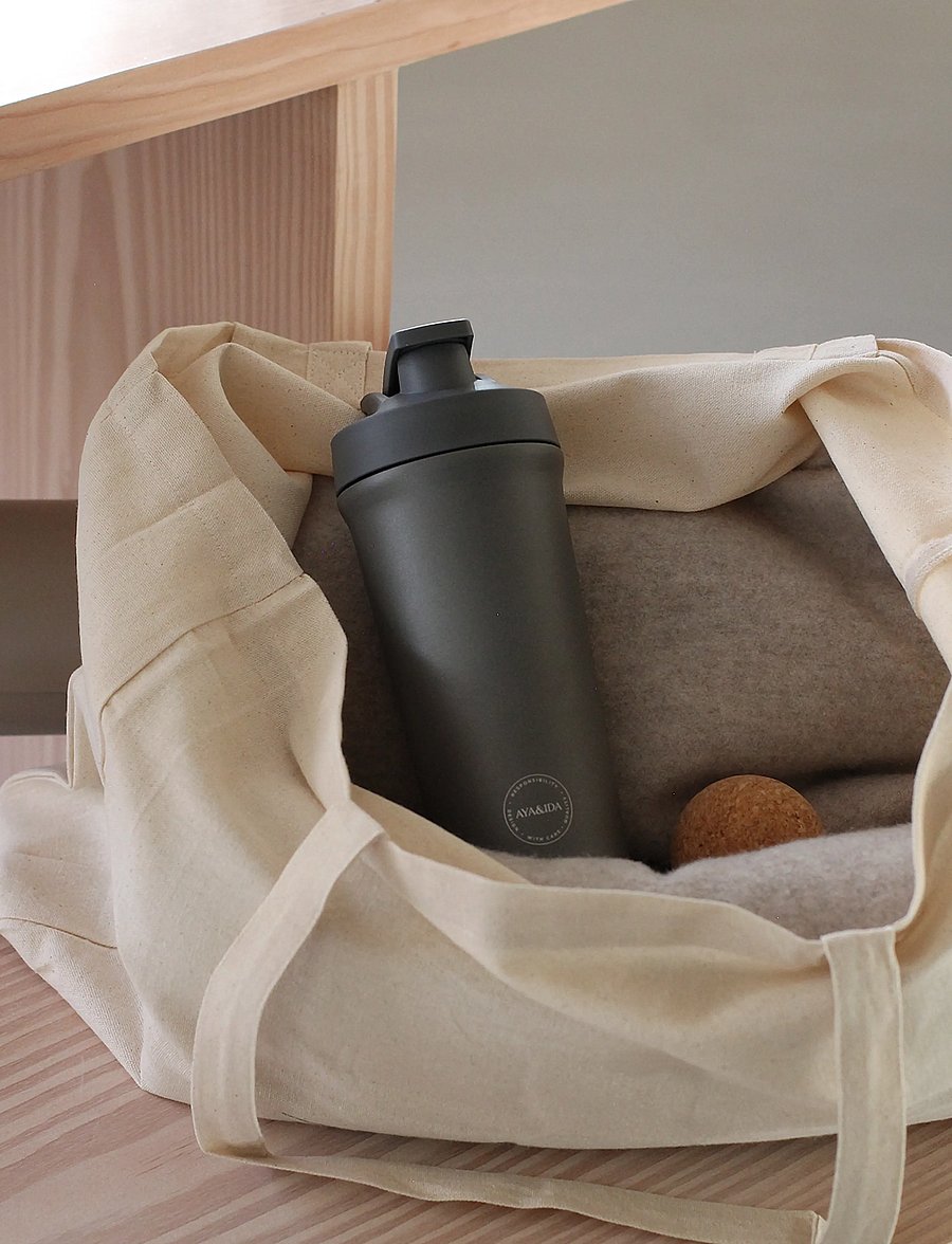 AYA&IDA - Shaker Bottle - veepudelid ja termosed - dark grey - 0