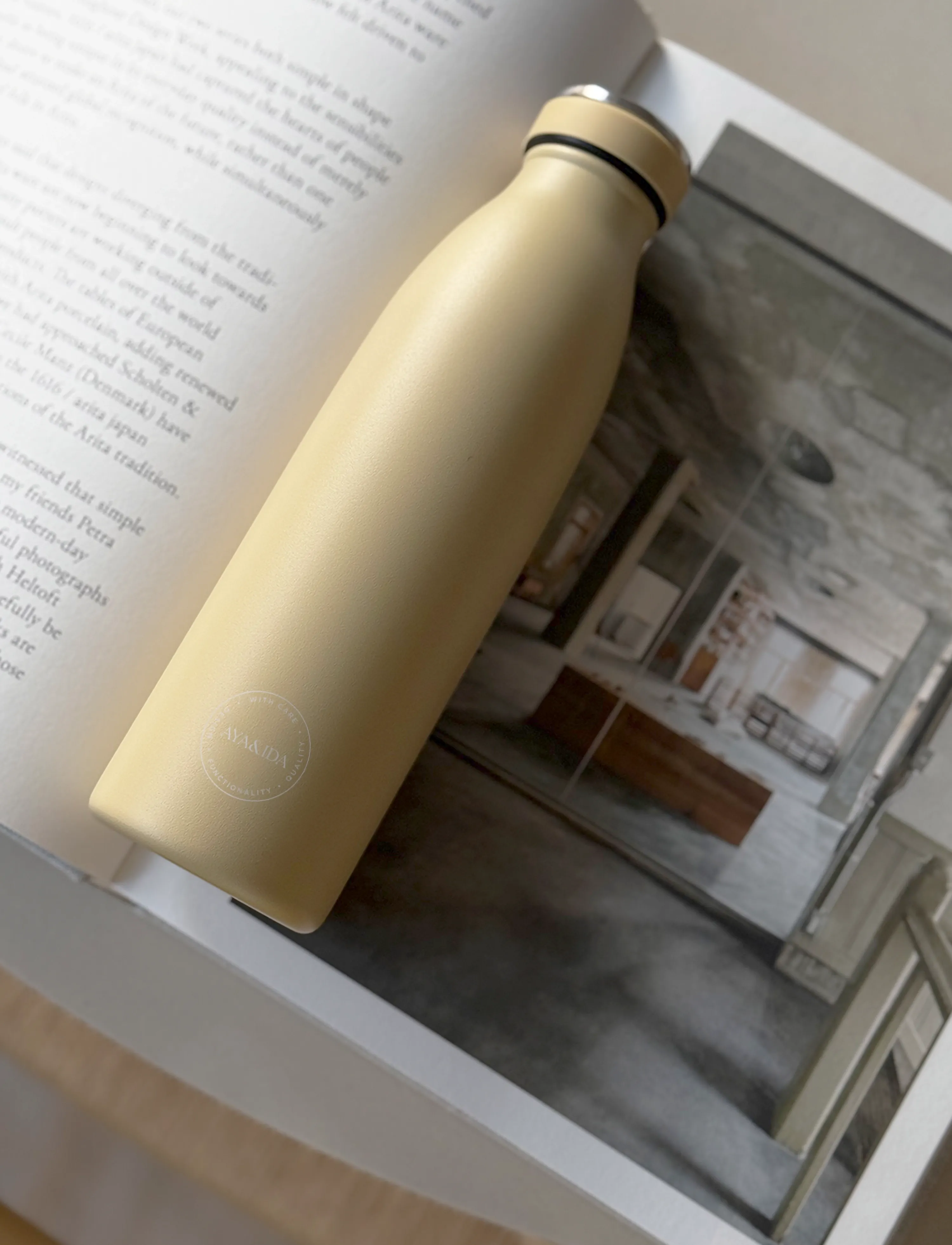 AYA&IDA - Drinking Bottle - dusty yellow - 2