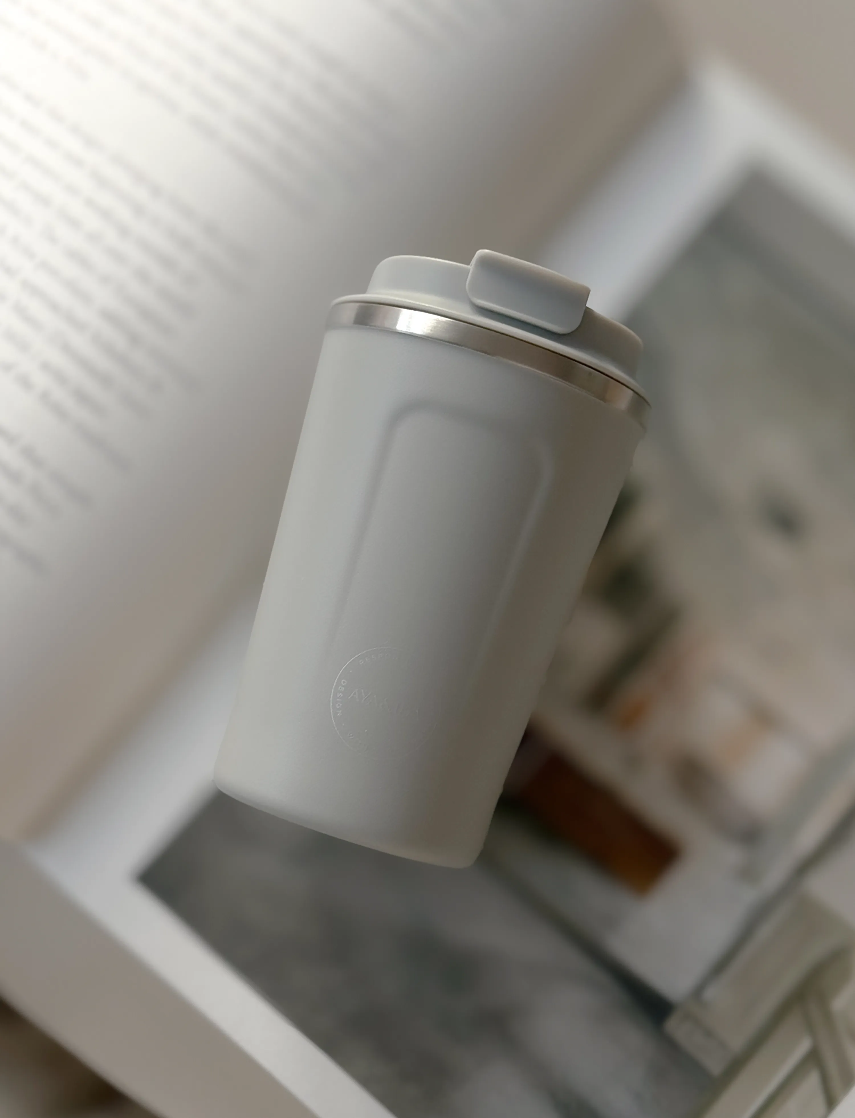 AYA&IDA - CUP2GO - termokoppar - light grey - 2