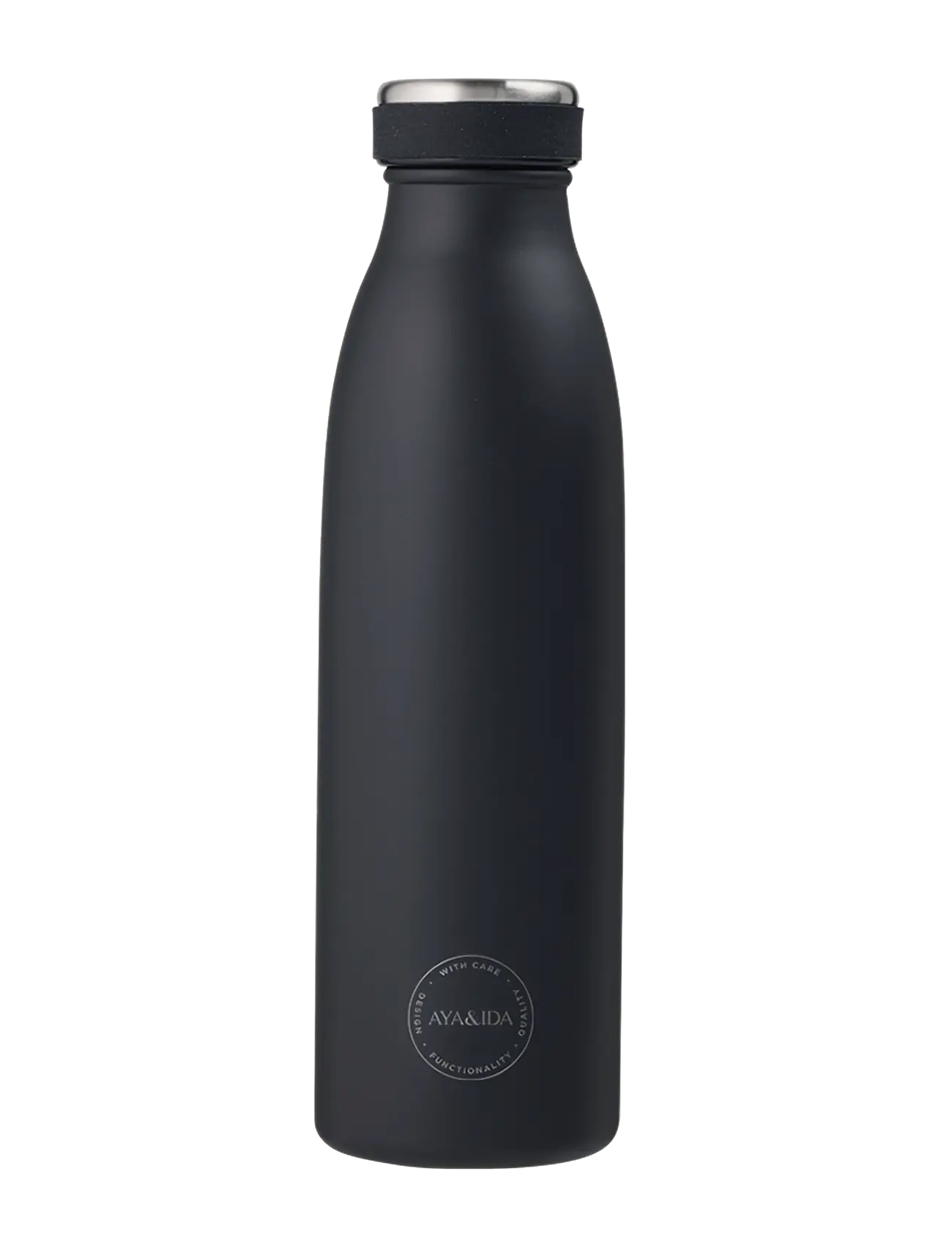 AYA&IDA Drinking Bottle - Kids home - MATTE BLACK / black