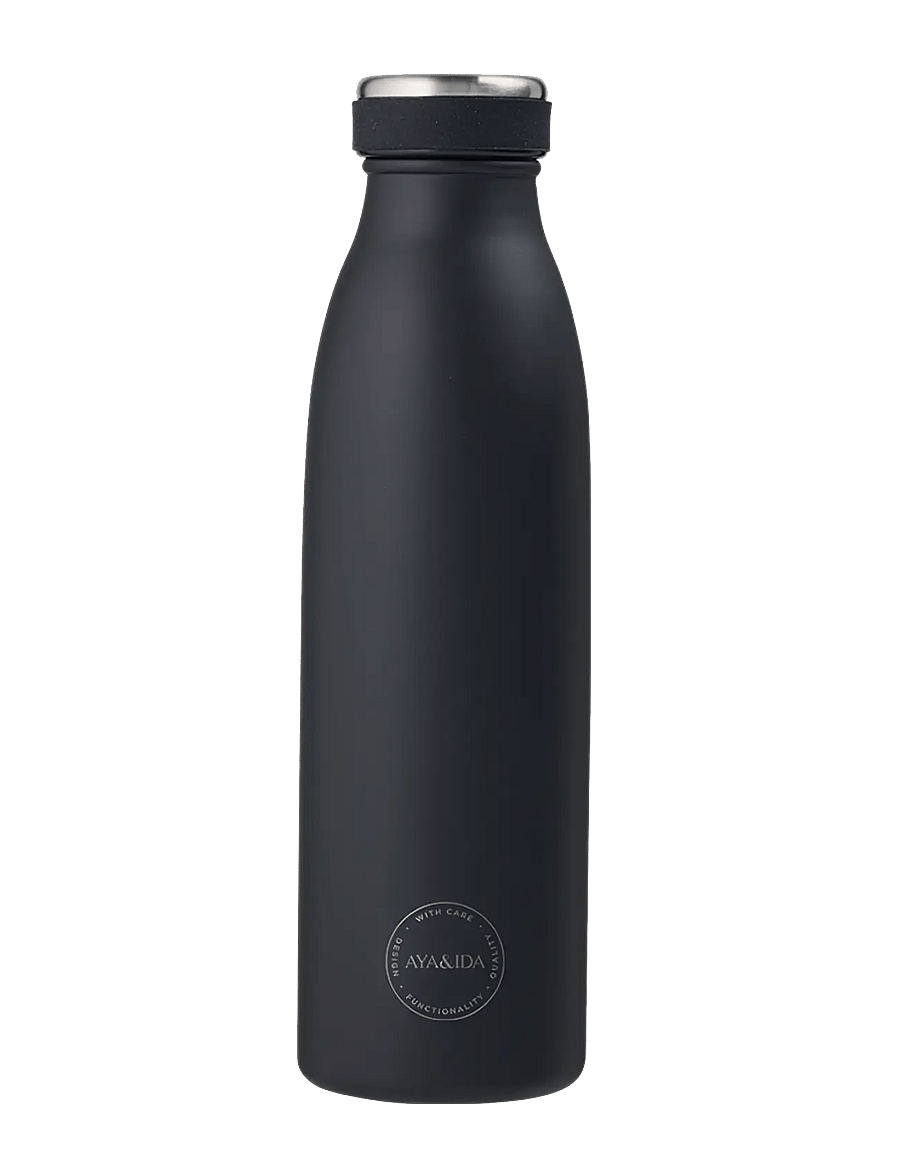AYA&IDA - Drinking Bottle - vattenflaskor - matte black - 1