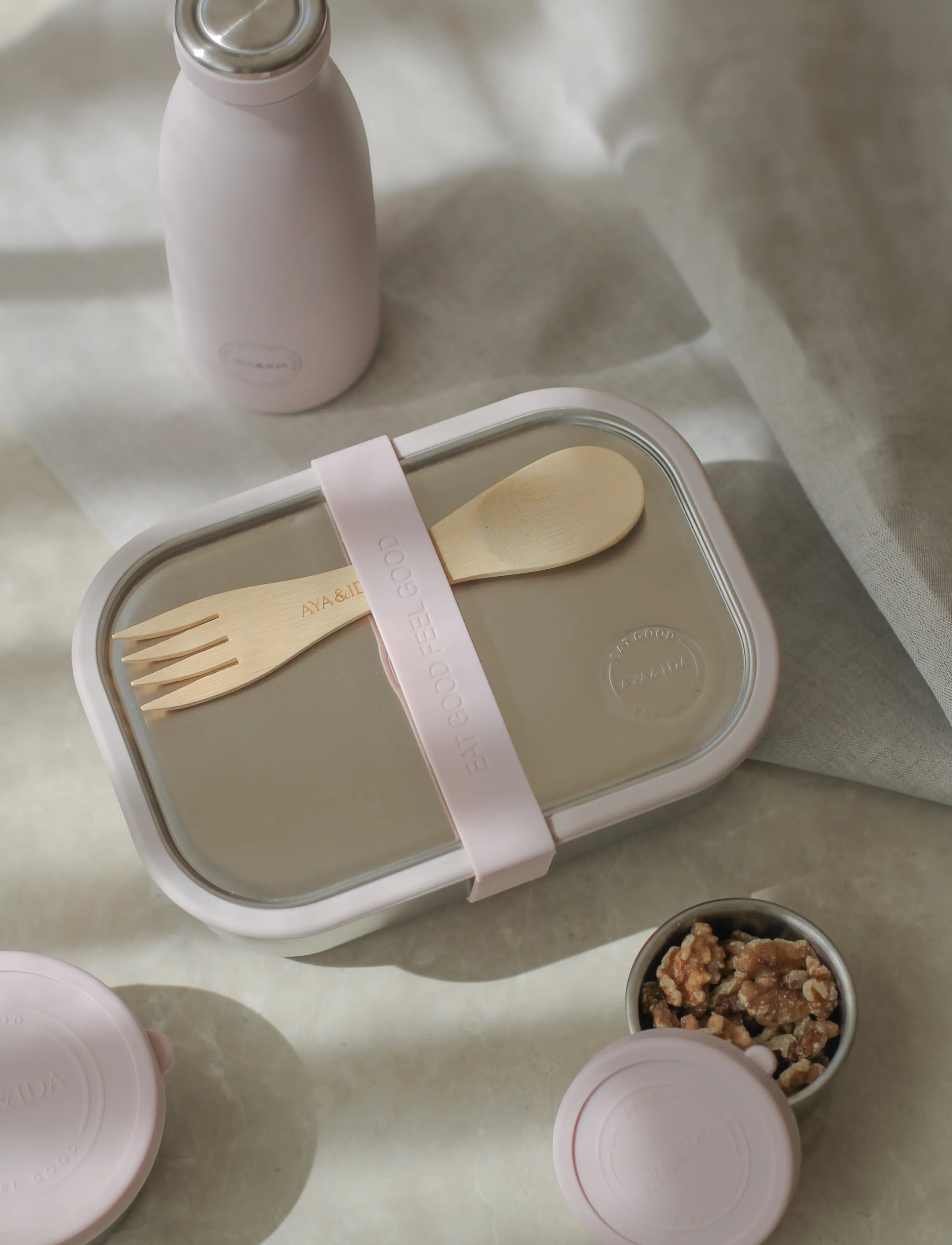 AYA&IDA - Lunch Box - brotdosen & lebensmittelbehälter - soft rose - 2