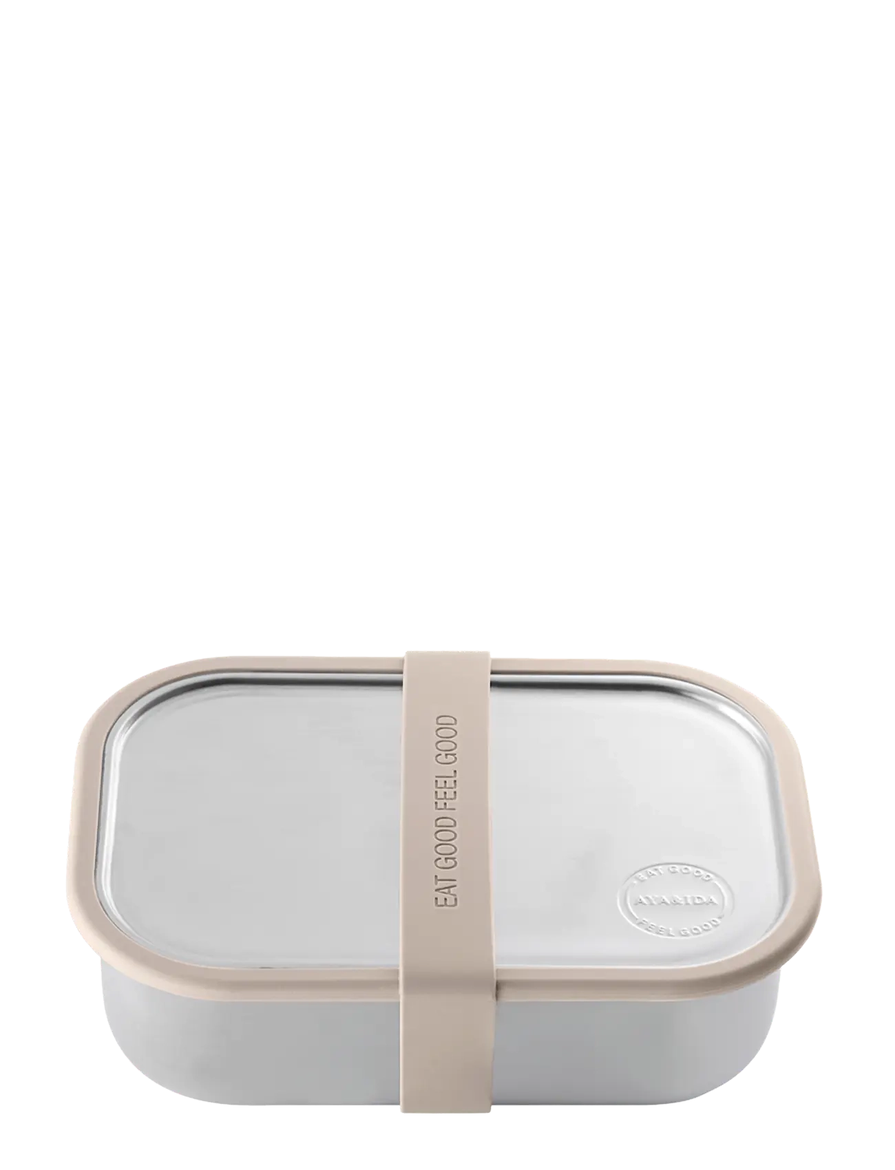 AYA&IDA Lunch Box, Madkasse, Beige, Str: 1000 ML