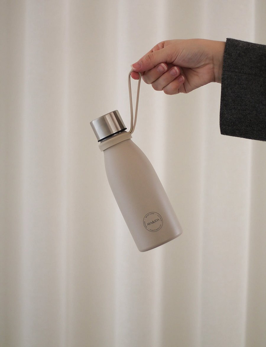 AYA&IDA - Bottle Handle - veepudelid ja termosed - cream beige - 2