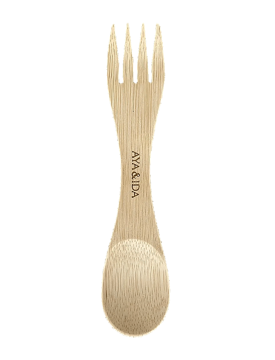 AYA&IDA - Spork - kahvlid - bamboo - 1