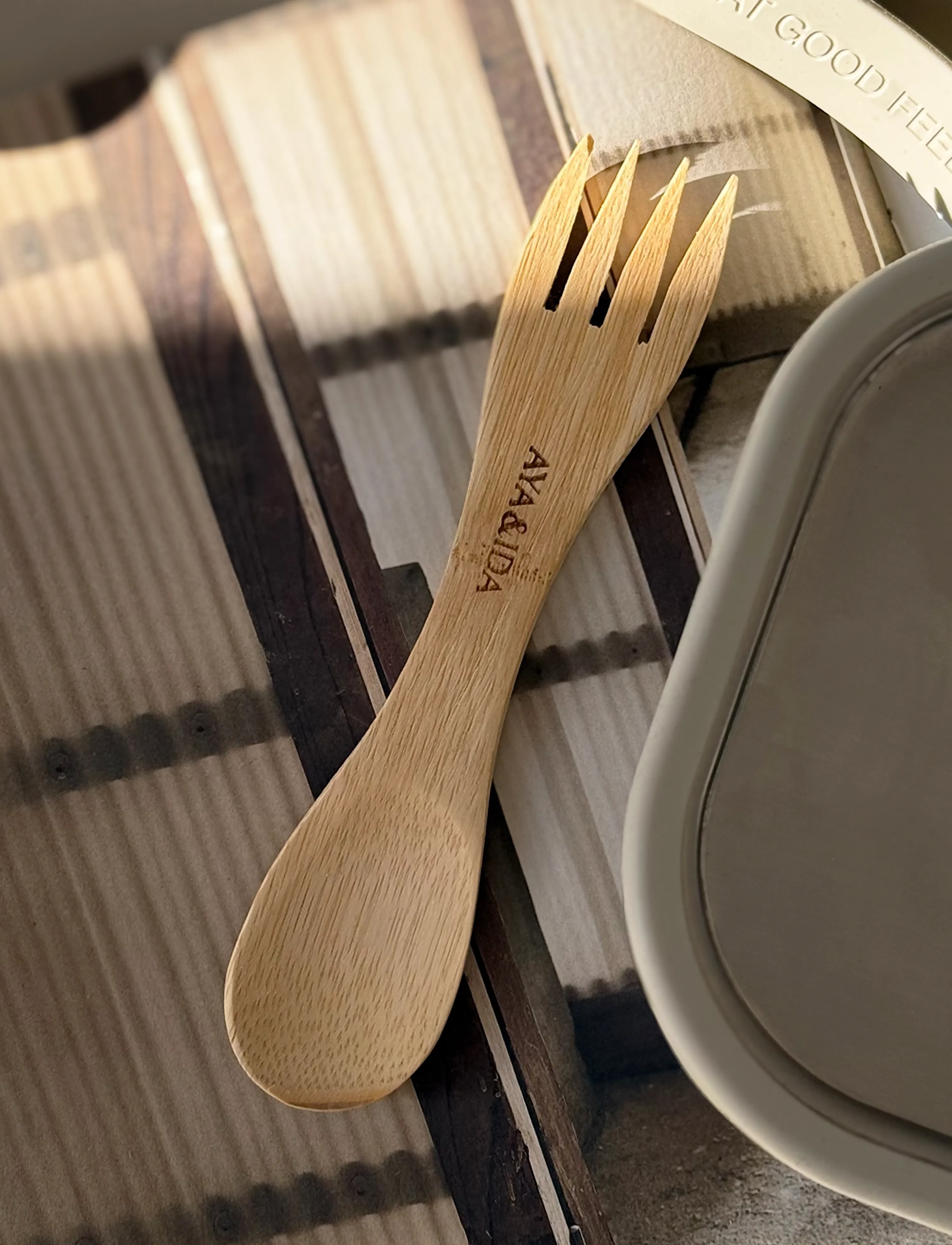AYA&IDA - Spork - kahvlid - bamboo - 2