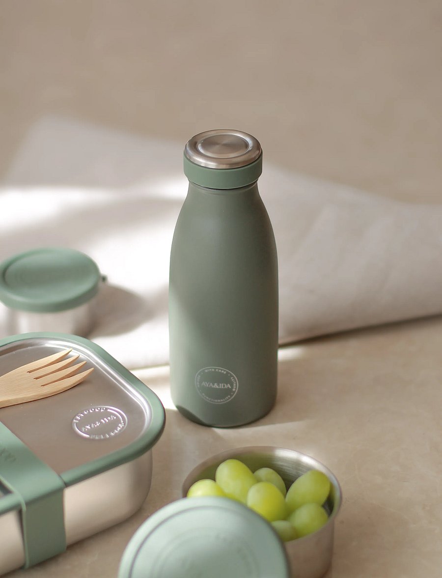 AYA&IDA - Drinking Bottle - termoskannud - tropical green - 0