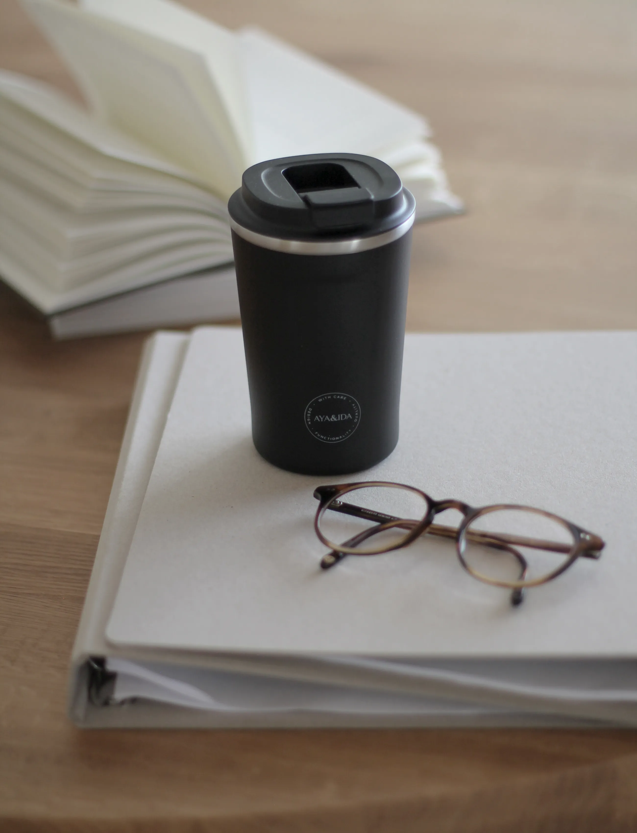 AYA&IDA - CUP2GO - termostassid - matte black - 0