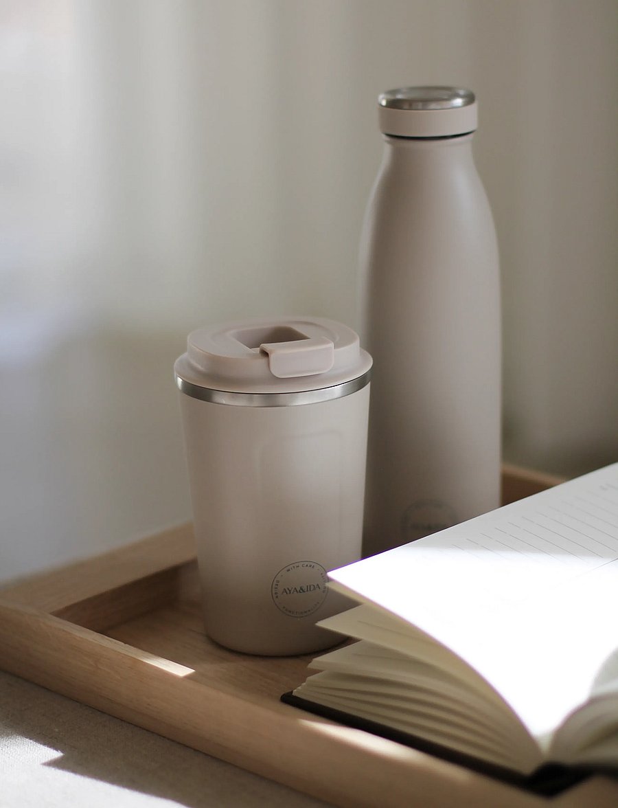 AYA&IDA - CUP2GO - thermostassen - cream beige - 2