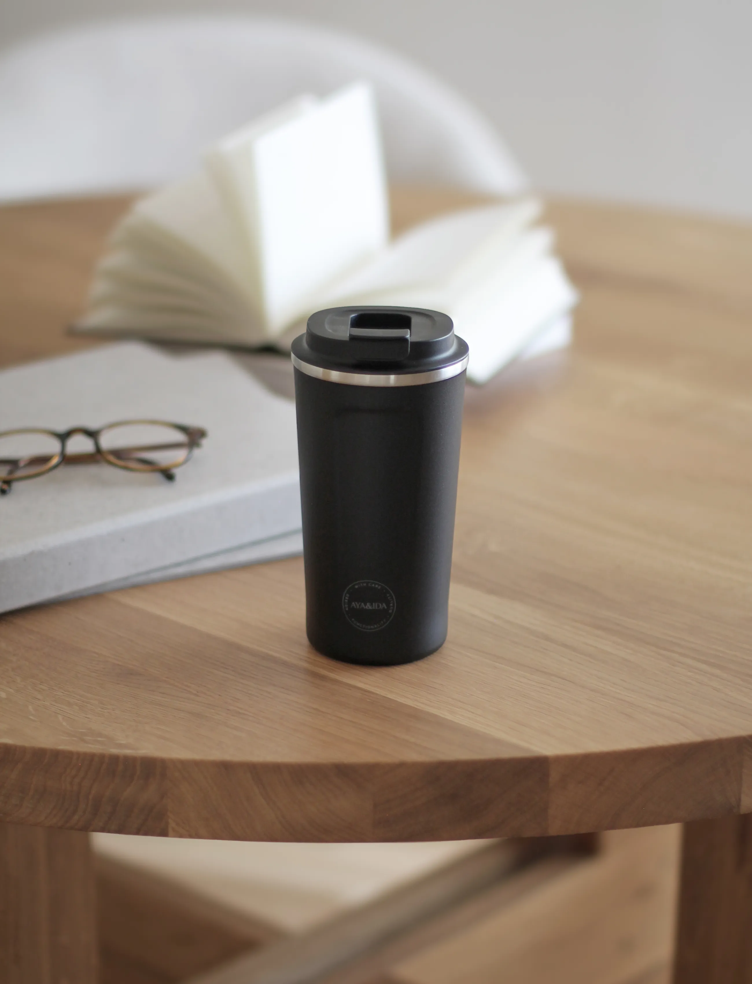AYA&IDA Cup2Go, 500 ml, Black, Kopper Og Krus > Termokopper, Unisex