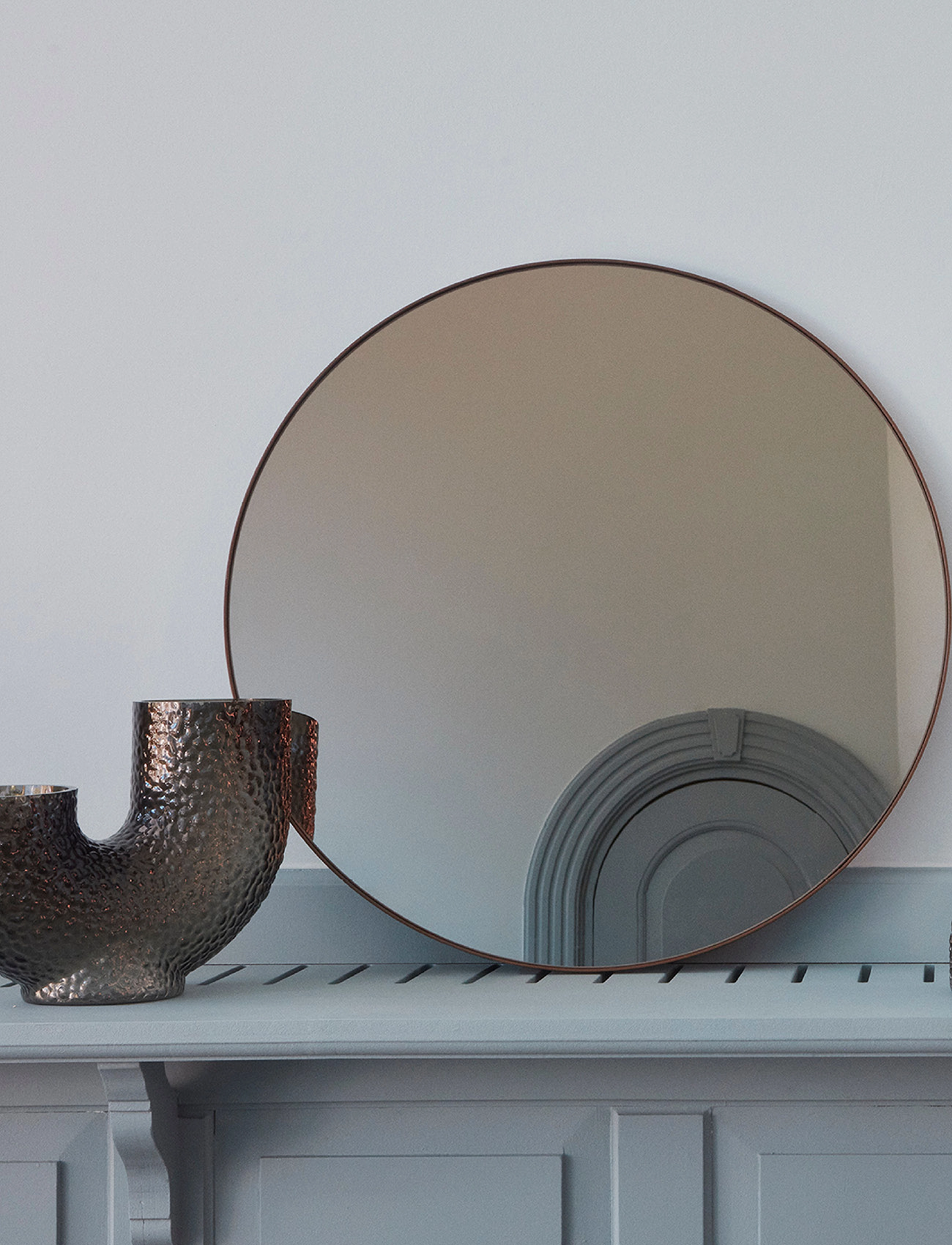 AYTM - CIRCUM mirror - brown - 2